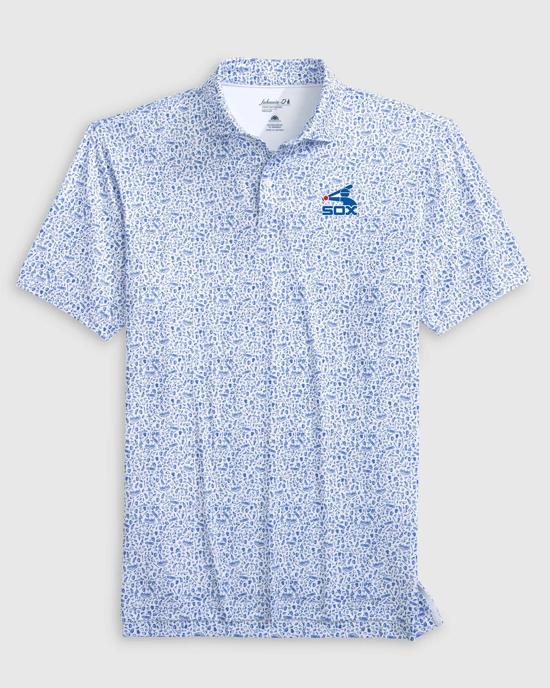 Chicago White Sox Rally Cap Performance Polo - Cooperstown Logo sold by Johnnie-O product image thumbnail 3