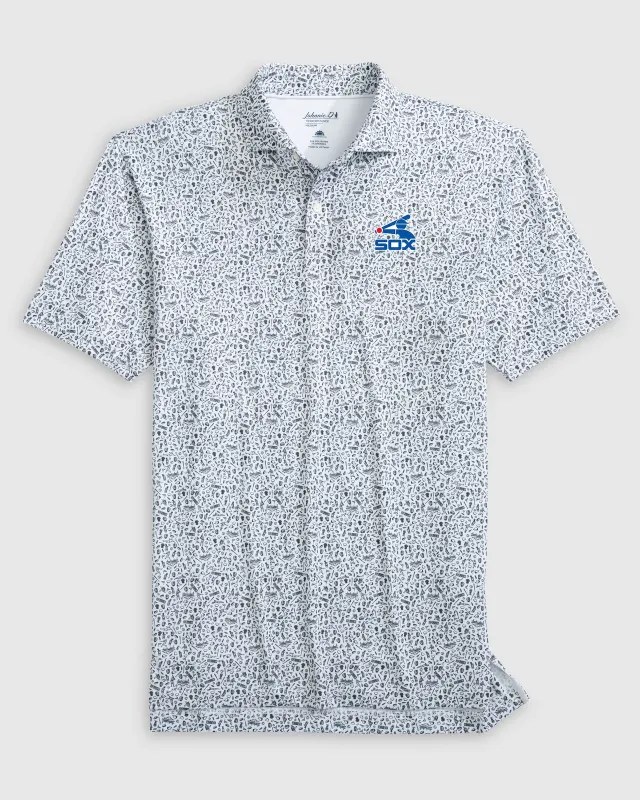 Chicago White Sox Rally Cap Performance Polo - Cooperstown Logo sold by Johnnie-O