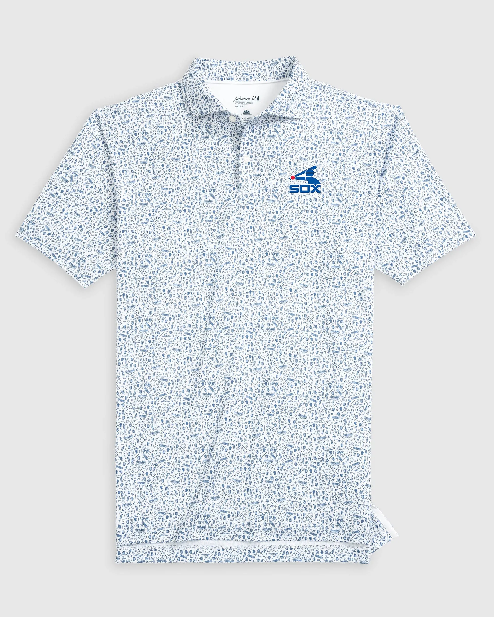 Chicago White Sox Rally Cap Performance Polo - Cooperstown Logo sold by Johnnie-O product image thumbnail 2