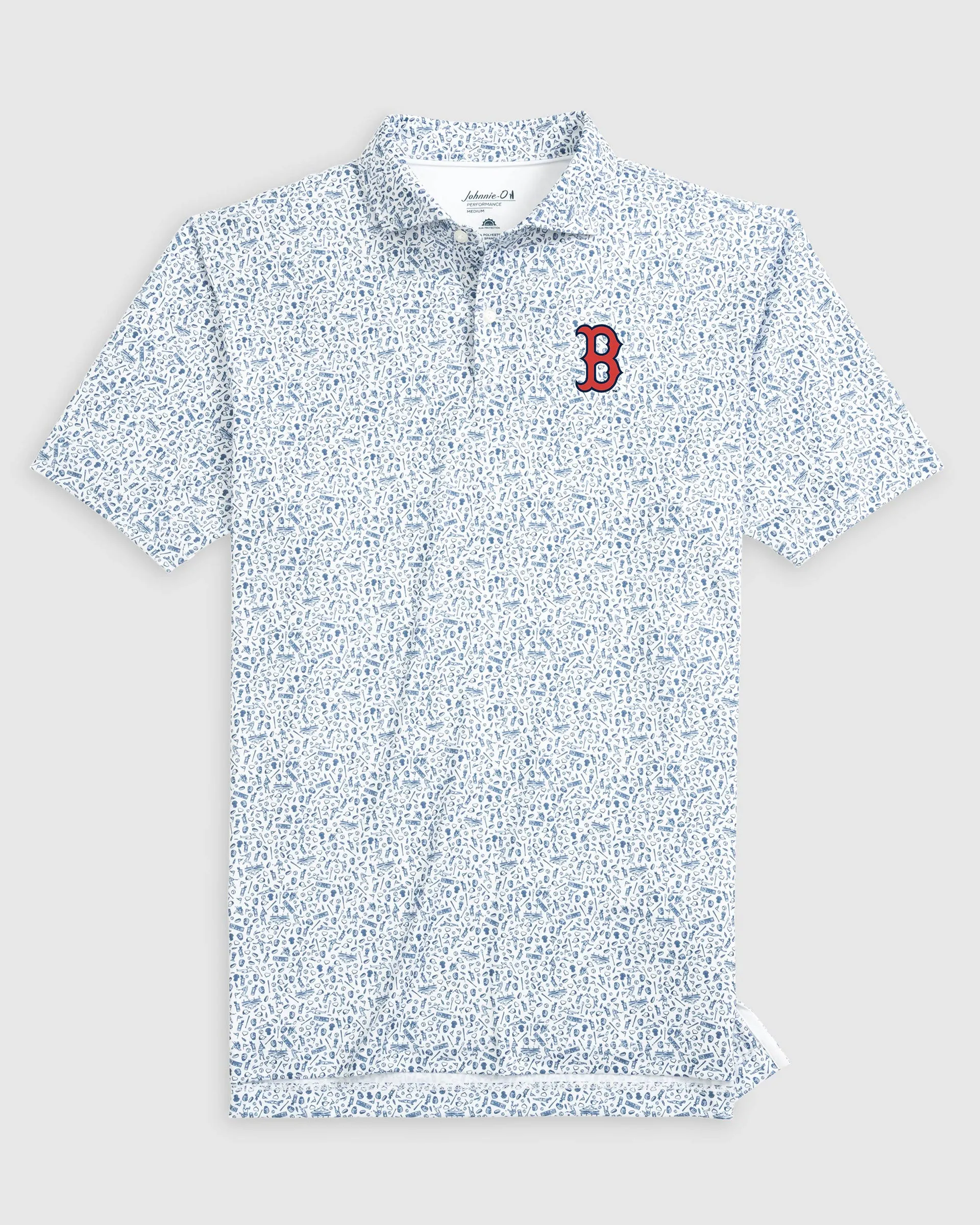 Boston Red Sox Rally Cap Performance Polo sold by Johnnie-O product image thumbnail 2