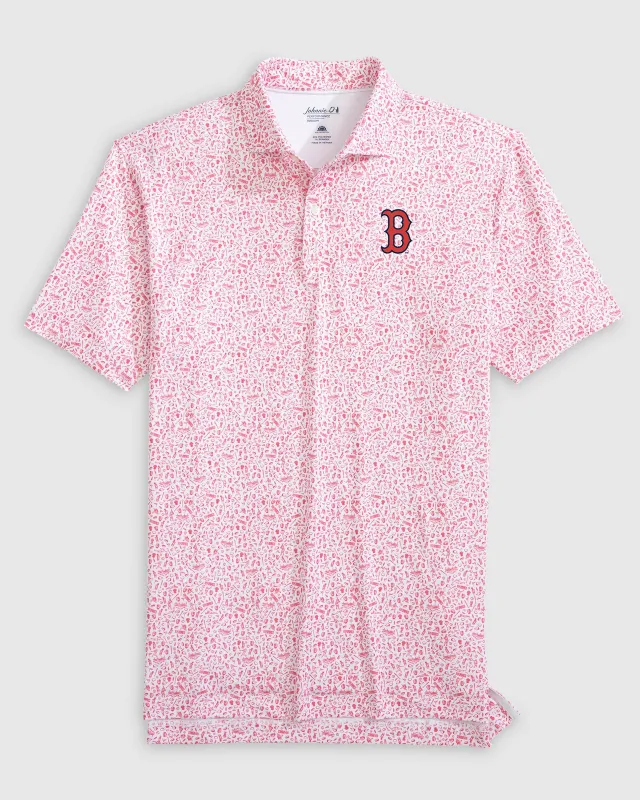 Boston Red Sox Rally Cap Performance Polo sold by Johnnie-O