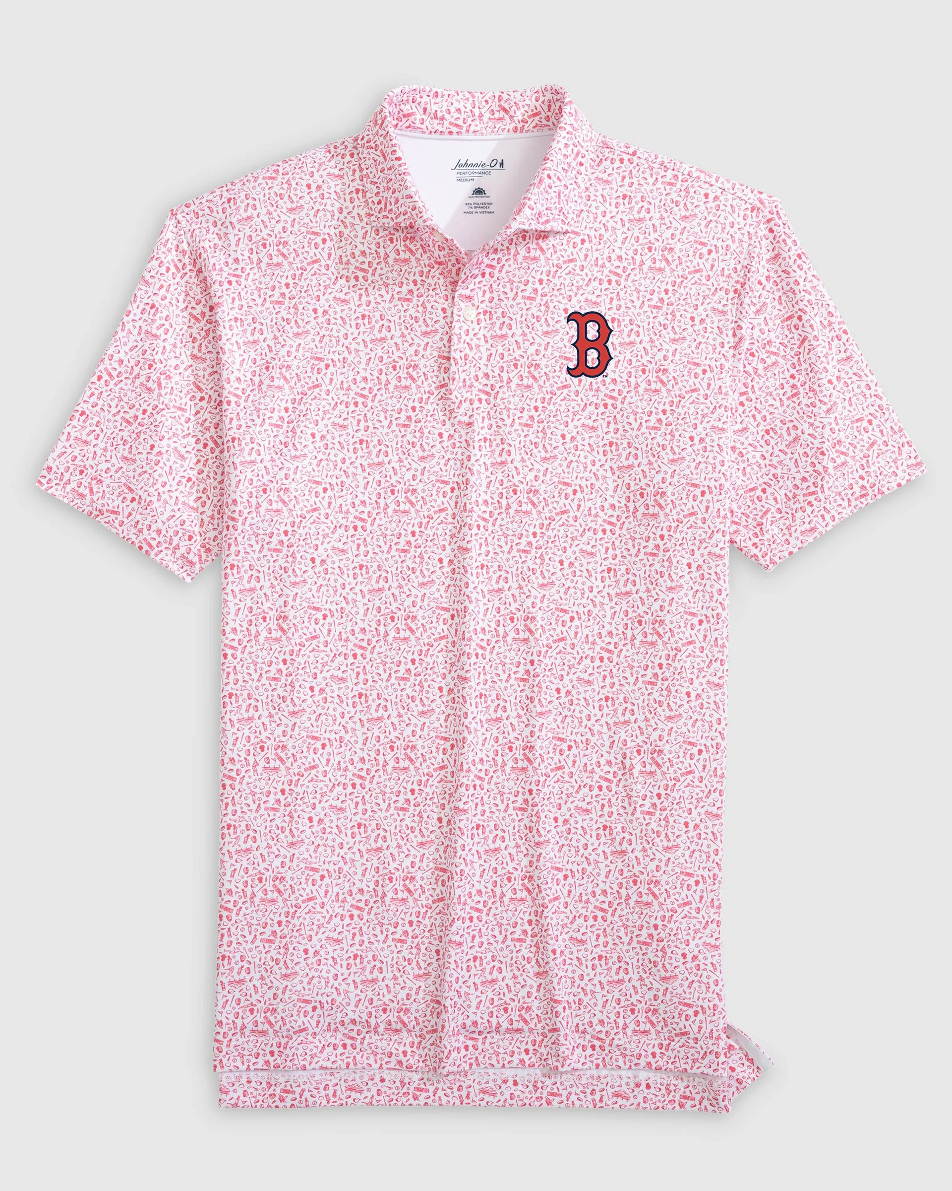 Boston Red Sox Rally Cap Performance Polo sold by Johnnie-O