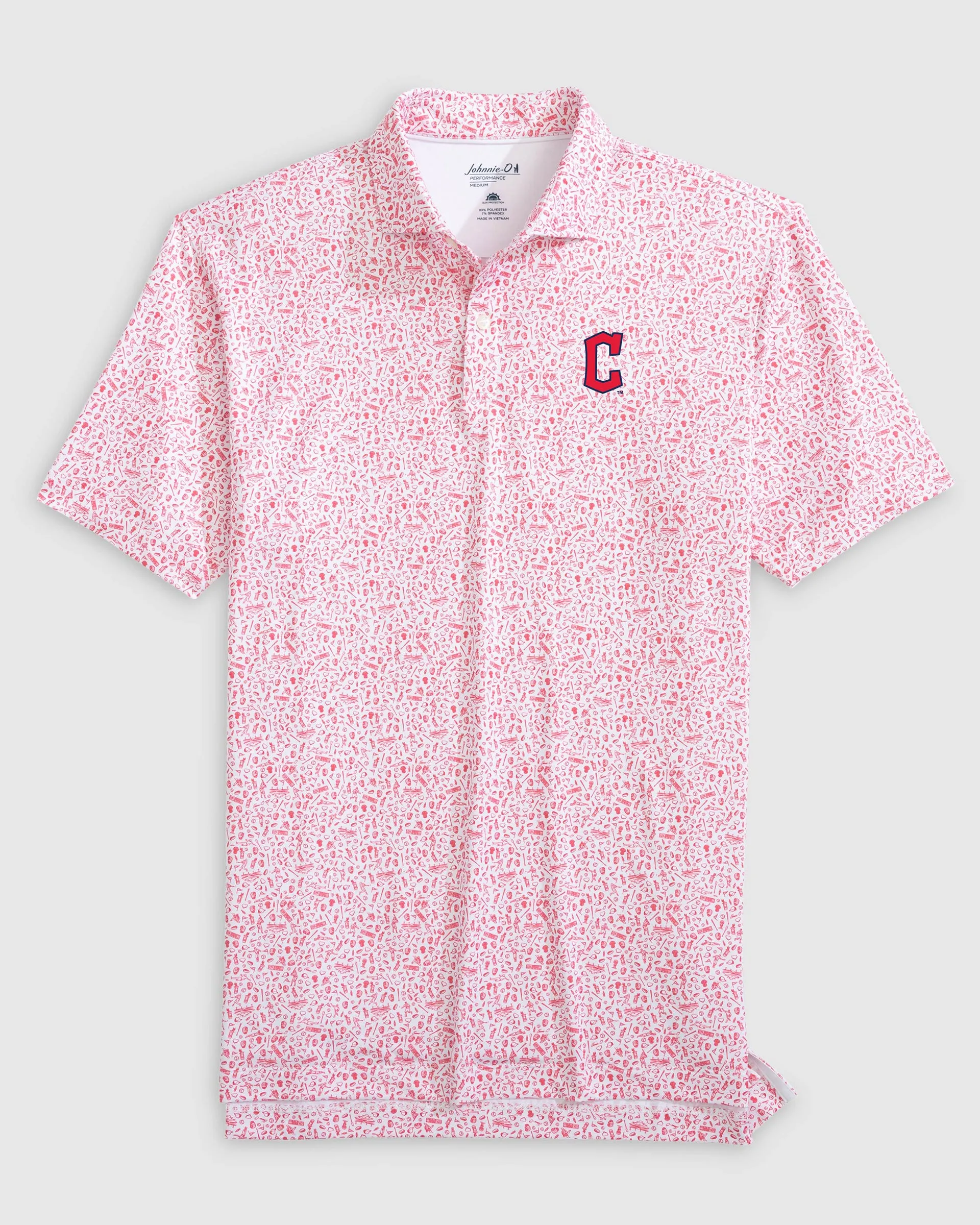 Cleveland Guardians Rally Cap Performance Polo sold by Johnnie-O product image thumbnail 2