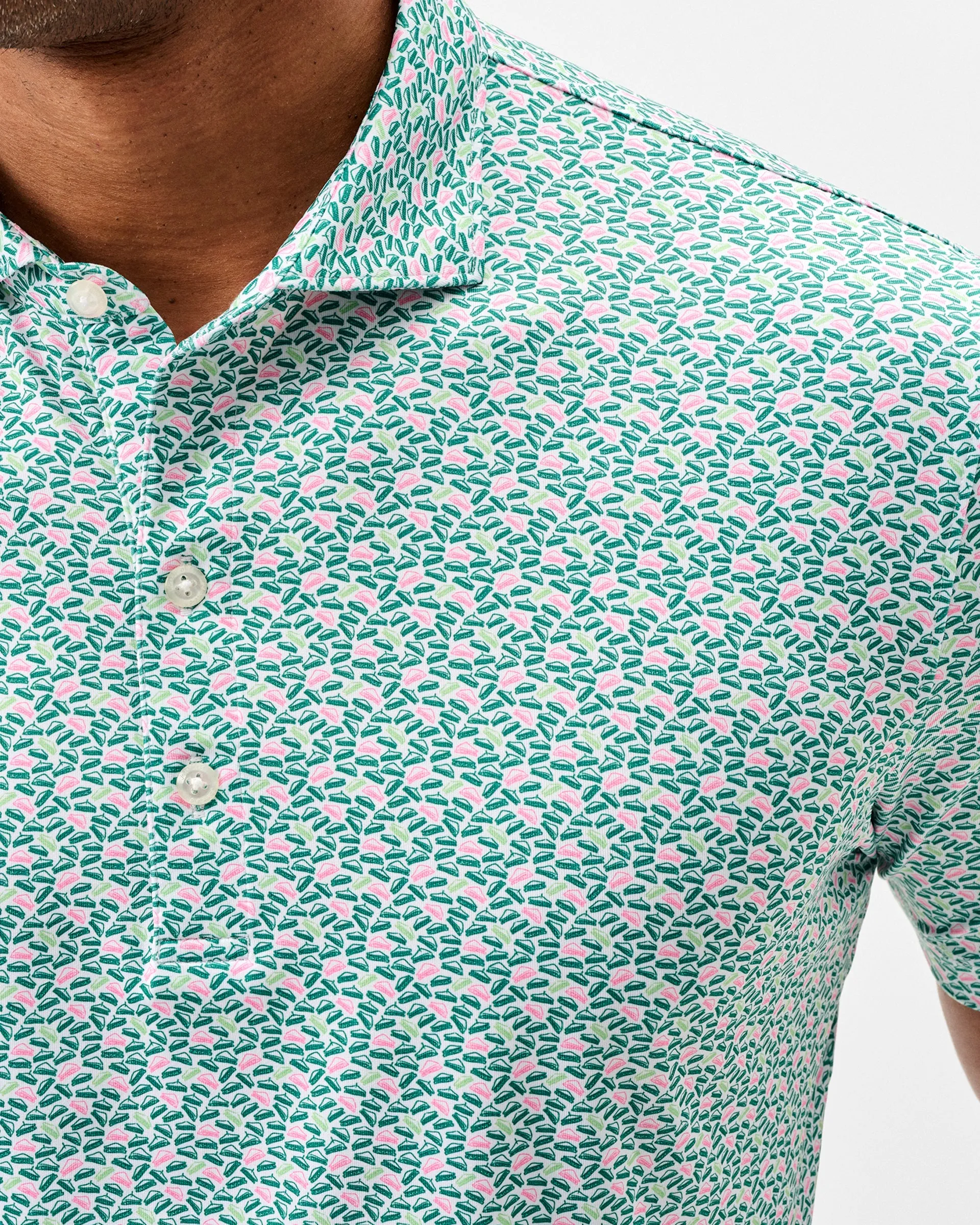 Performance Jersey Polo - Pimento sold by Johnnie-O