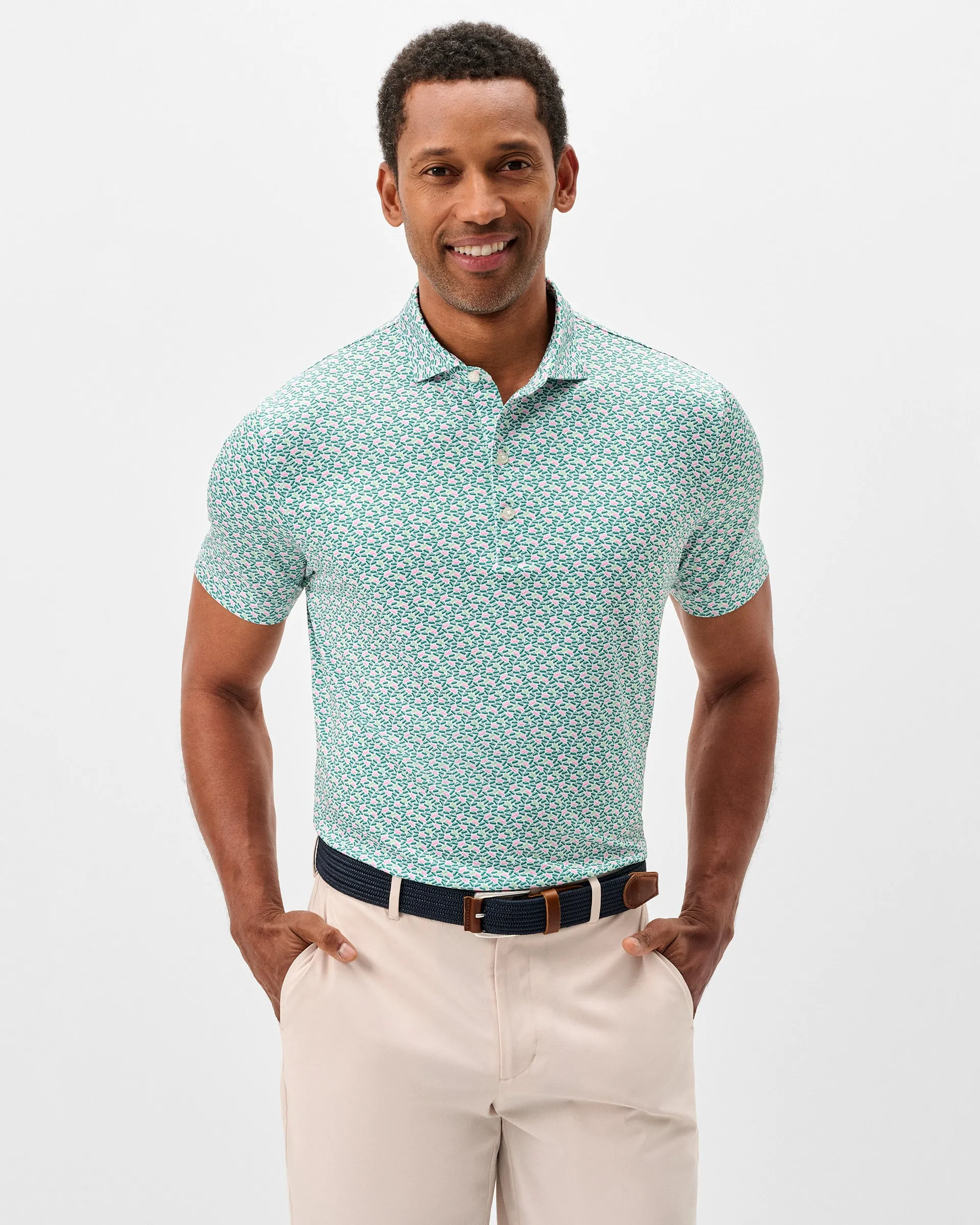 Performance Jersey Polo - Pimento sold by Johnnie-O product image thumbnail 2