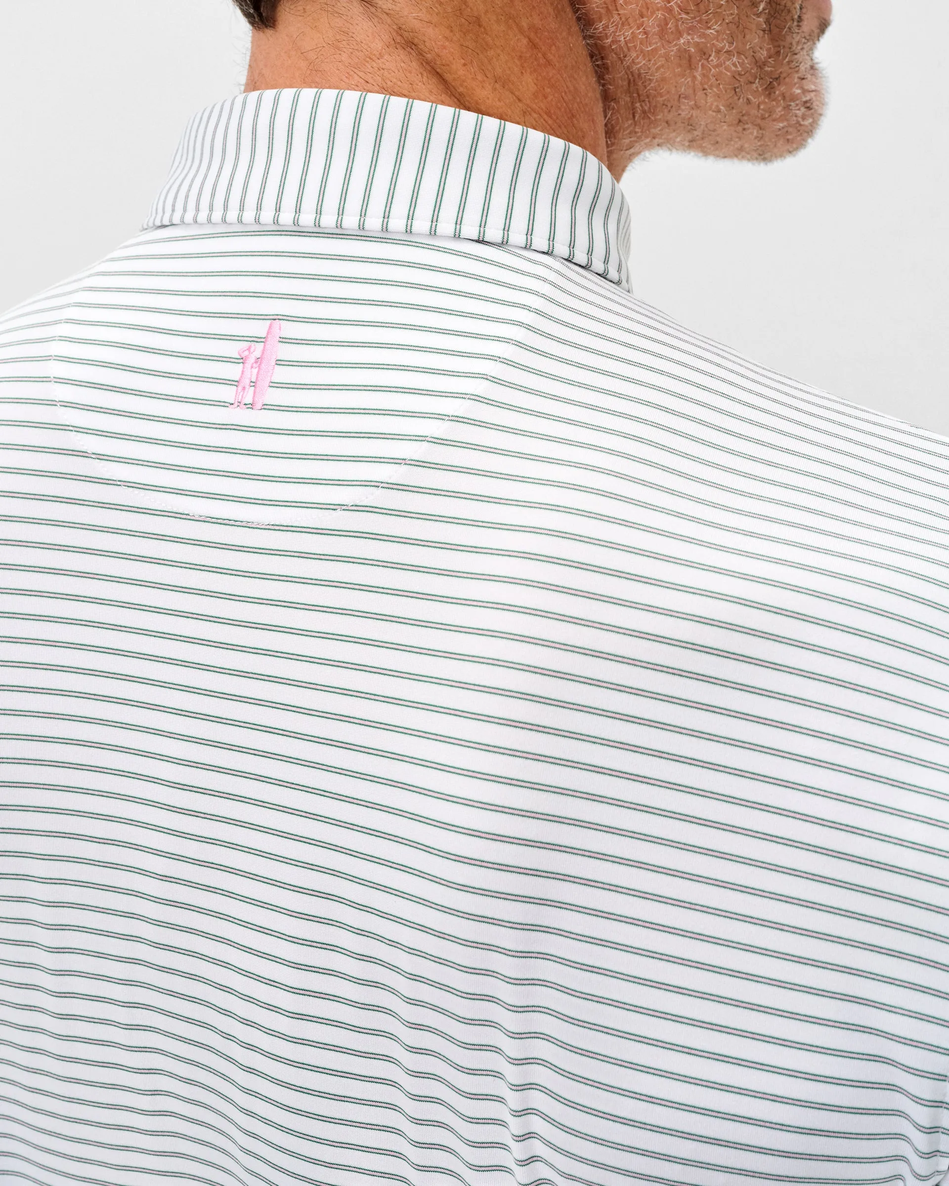 Performance Jersey Polo - Michael Stripe sold by Johnnie-O product image thumbnail 3