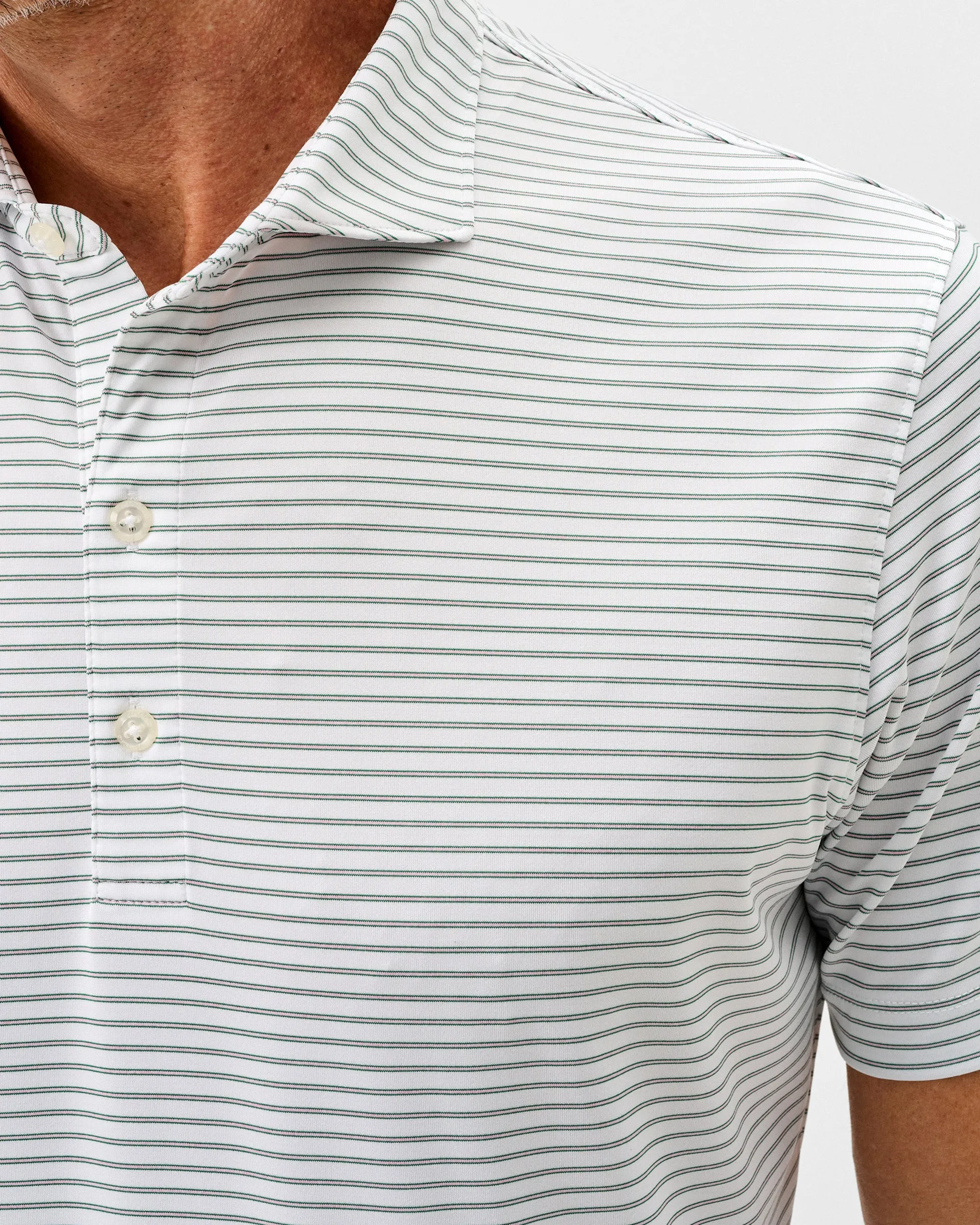 Performance Jersey Polo - Michael Stripe sold by Johnnie-O