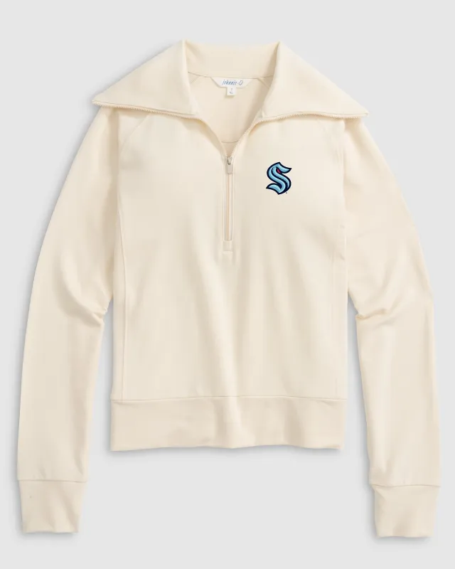 Women's Seattle Kracken Eliza 1/2 Zip sold by Johnnie-O