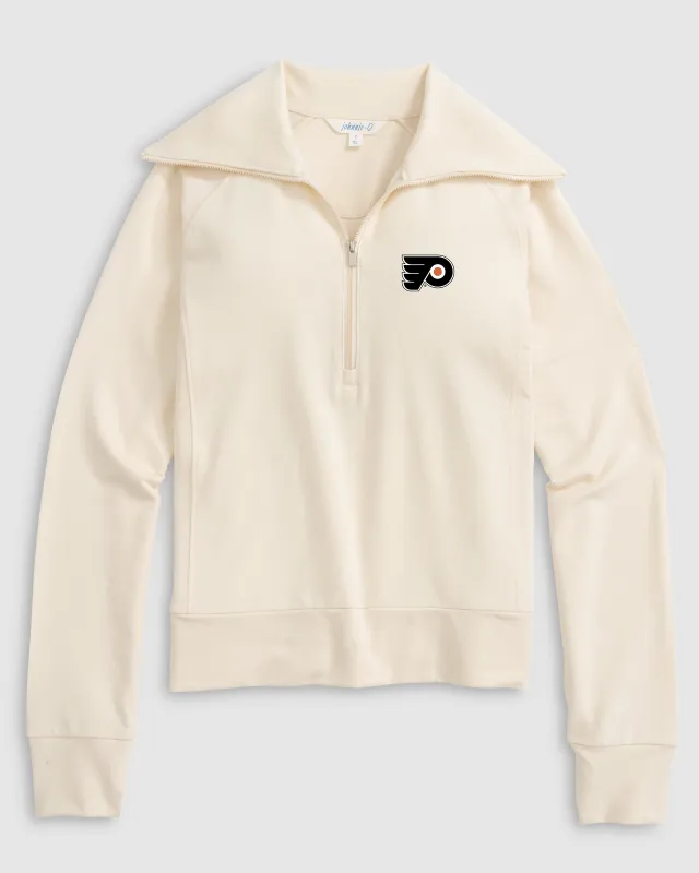 Women's Philadelphia Flyers Eliza 1/2 Zip made by Johnnie-O