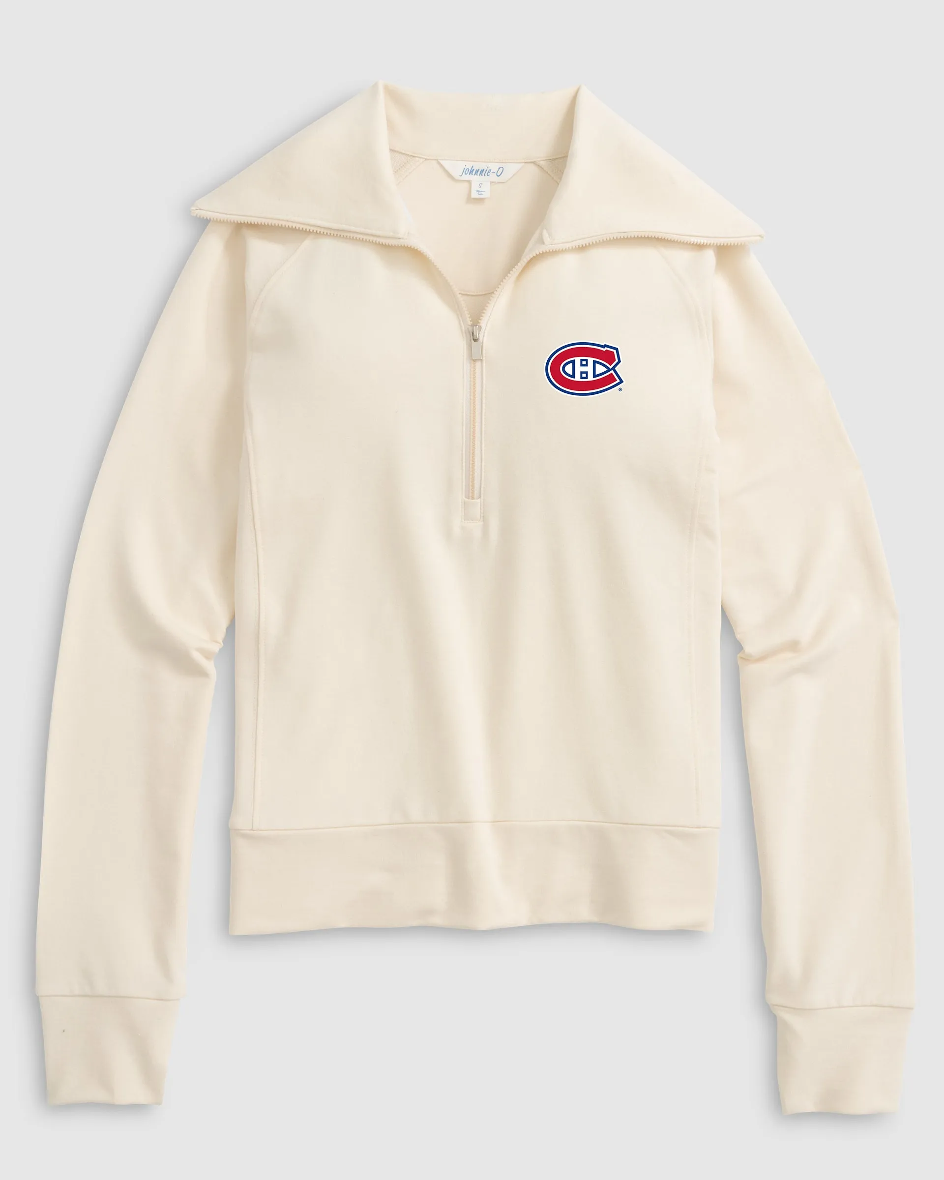 Women's Montreal Canadiens Eliza 1/2 Zip sold by Johnnie-O