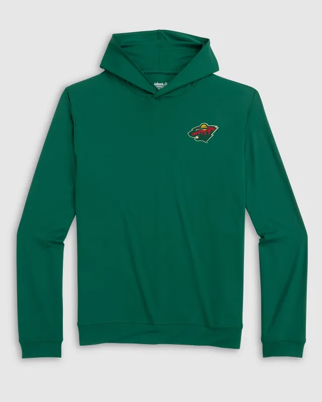 Minnesota Wild Motion Performance Hoodie made by Johnnie-O