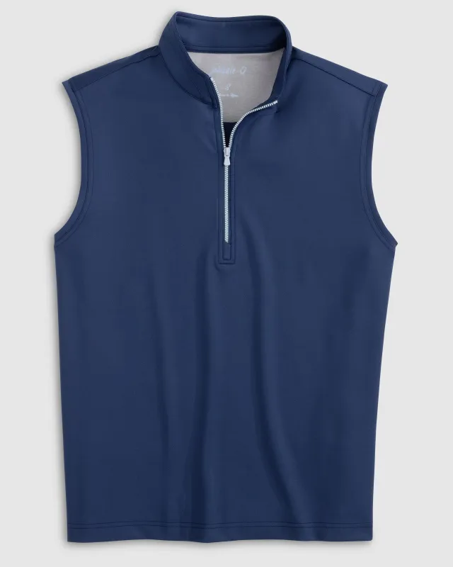 Women's Daves Quarter-Zip Performance Vest sold by Johnnie-O