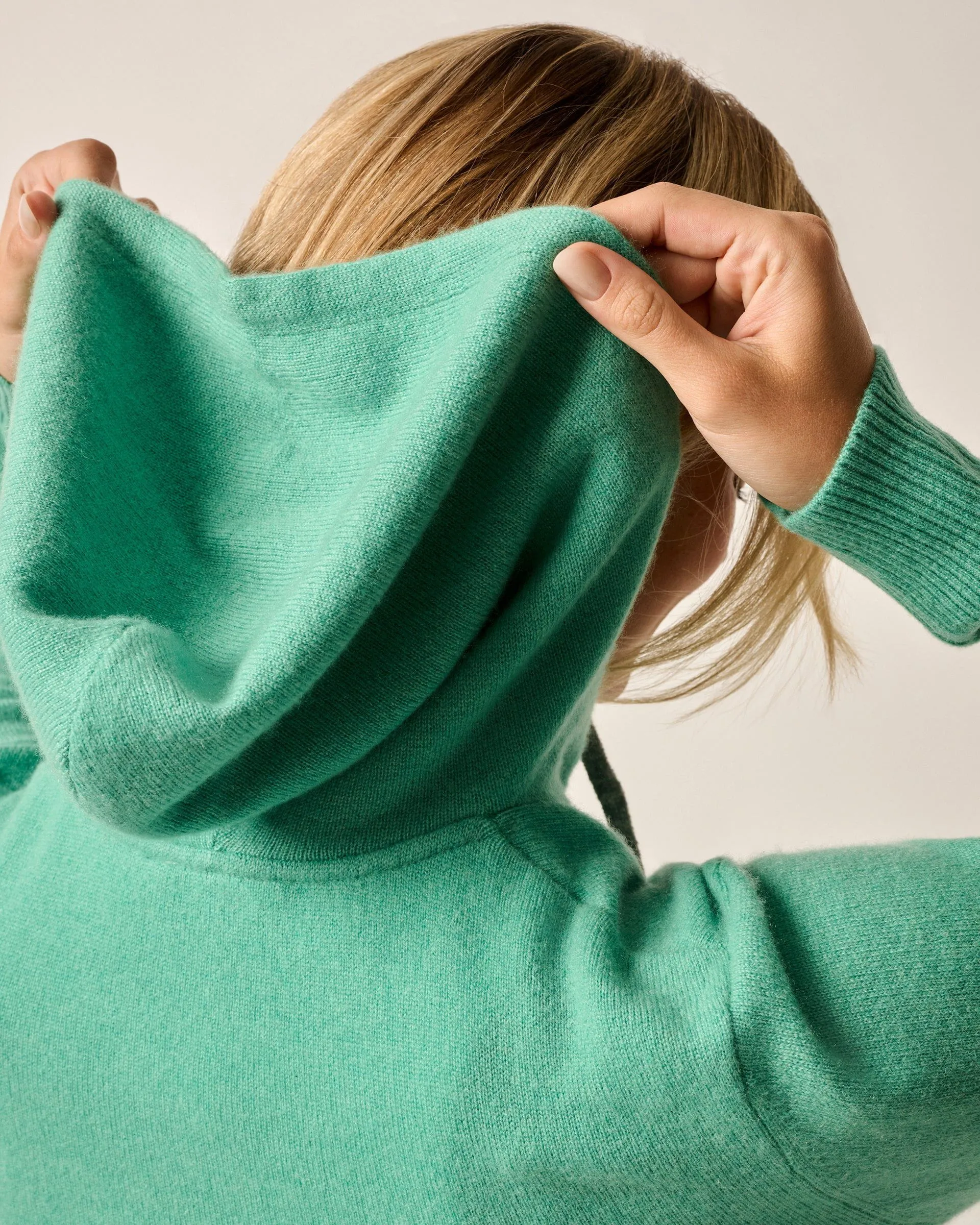 Amanda Cashmere Full Zip Hooded Sweater sold by Johnnie-O product image thumbnail 4