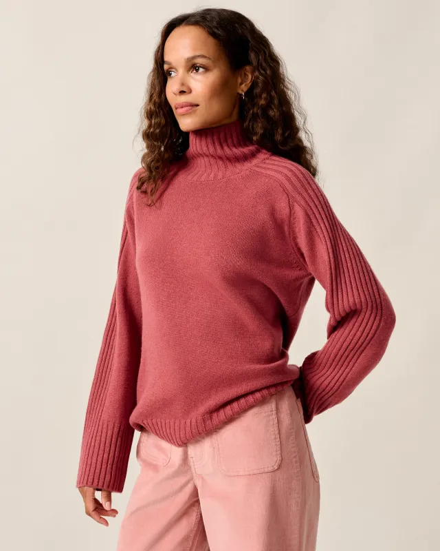 Simone Cashmere Blend Turtleneck Sweater sold by Johnnie-O