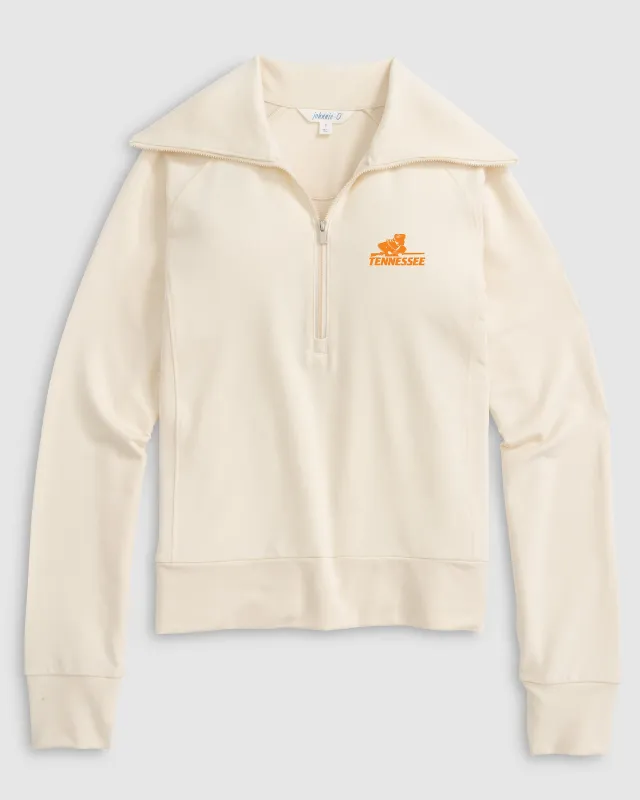 Women's University of Tennessee Eliza 1/2 Zip - Vault Logo sold by Johnnie-O