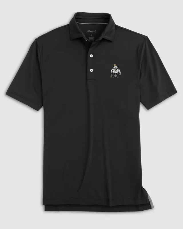 Purdue University Birdie Performance Jersey Polo  - Vault Logo sold by Johnnie-O