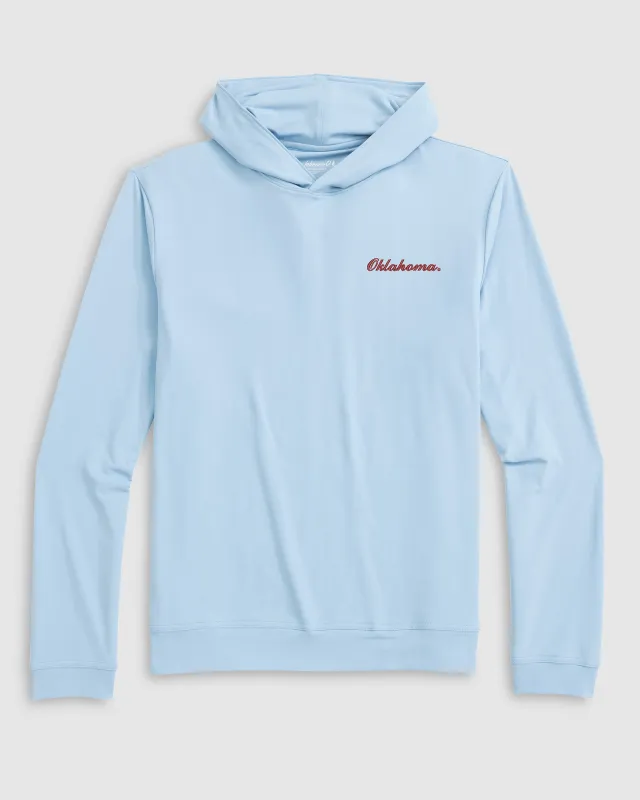 University of Oklahoma Motion Performance Hoodie - Script Logo sold by Johnnie-O