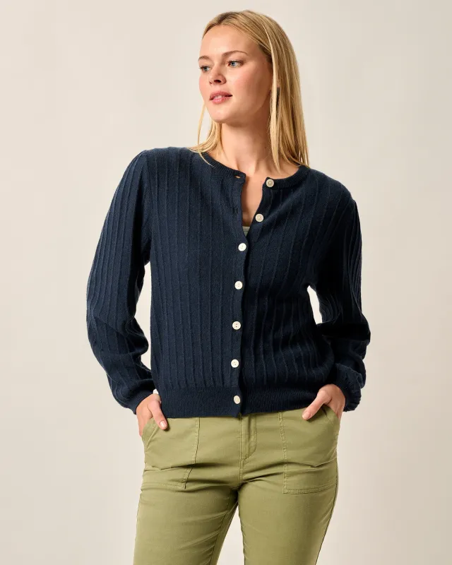 Alma Cashmere Blend Cardigan sold by Johnnie-O