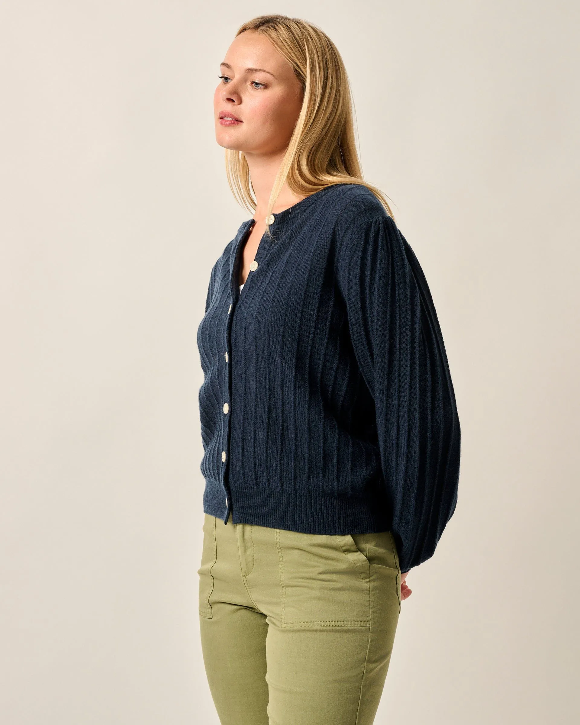 Alma Cashmere Blend Cardigan sold by Johnnie-O product image thumbnail 5