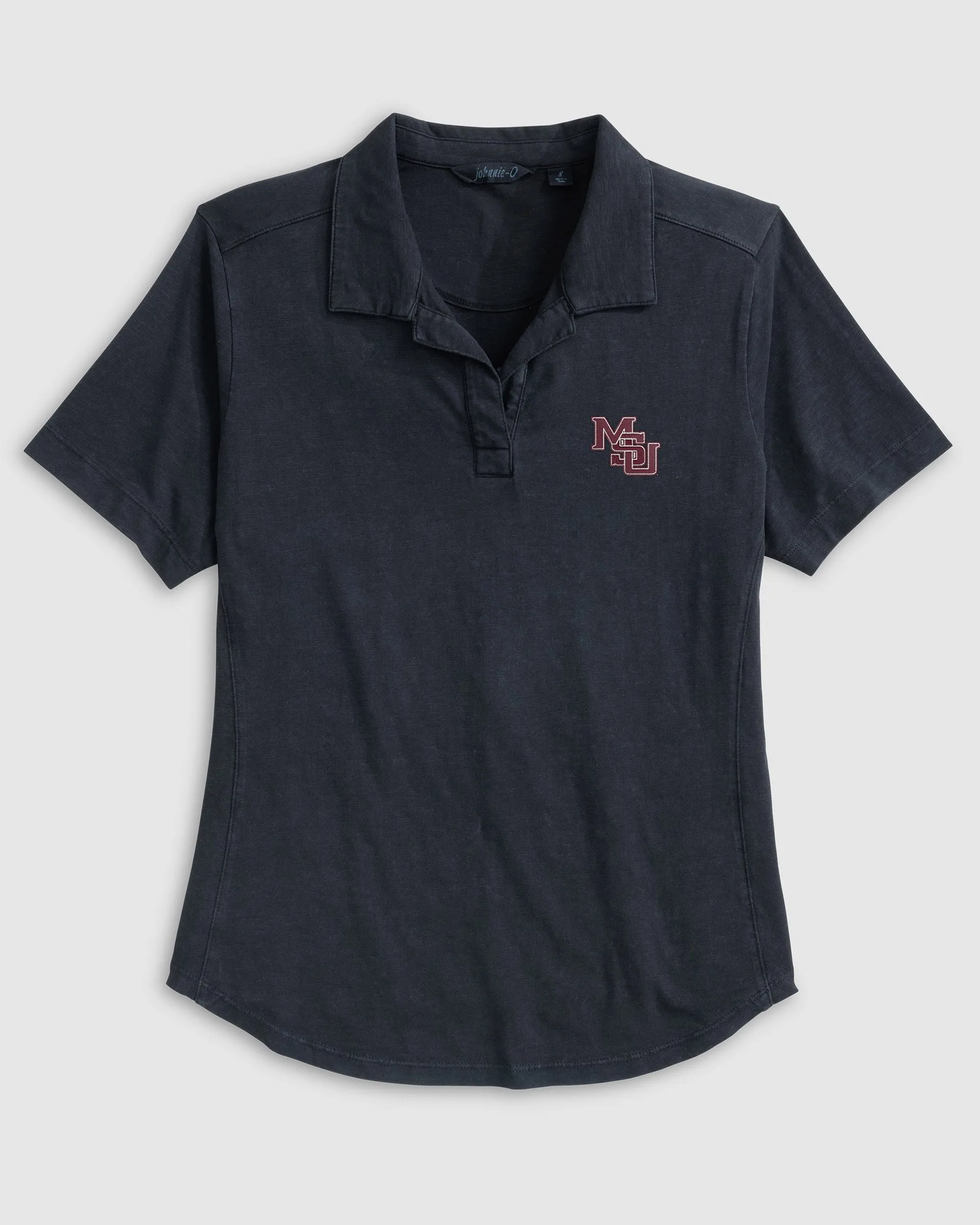 Women's Mississippi State University Coastal Wash Polo - Vault Logo sold by Johnnie-O