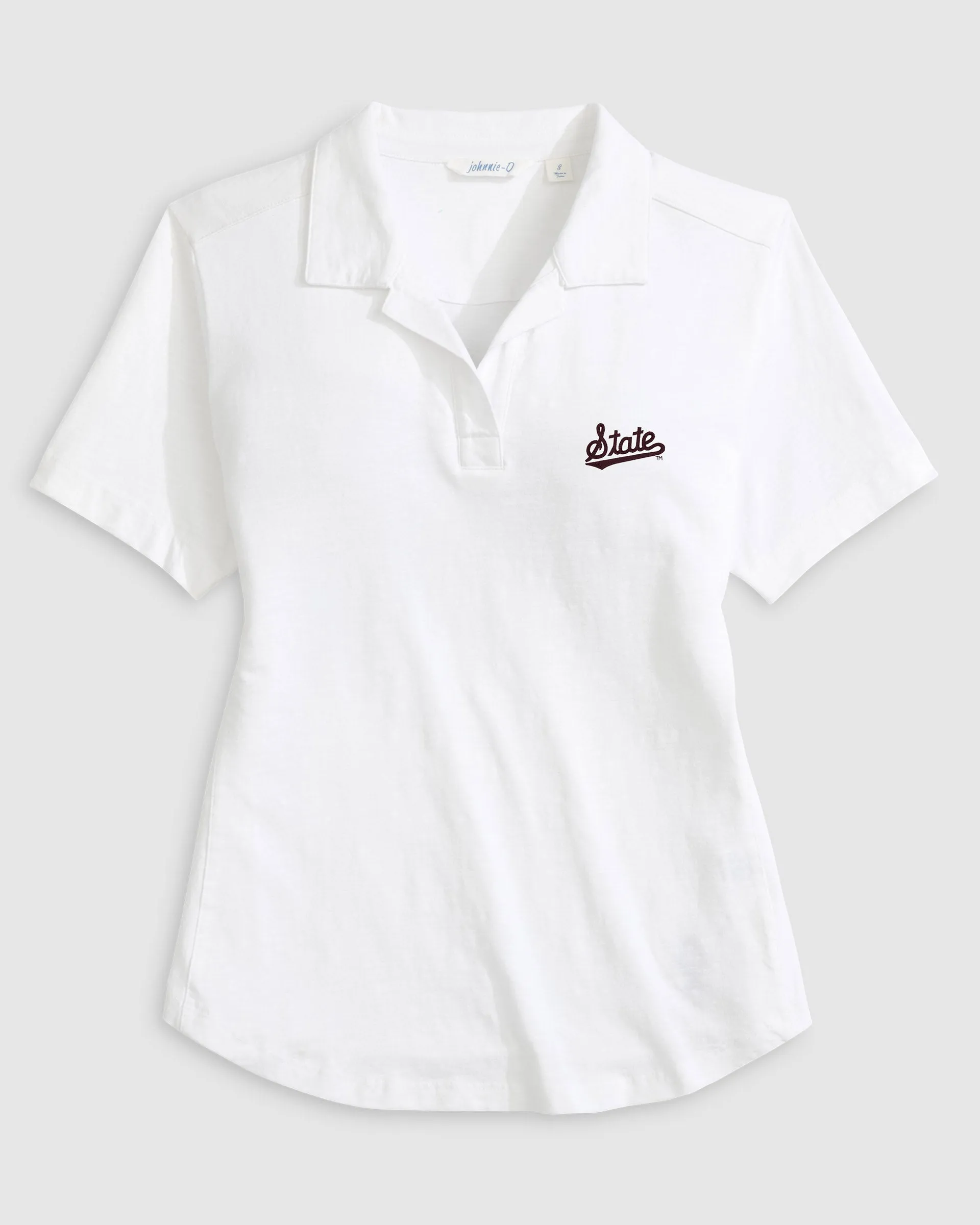 Women's Mississippi State University Coastal Wash Polo - State Logo sold by Johnnie-O