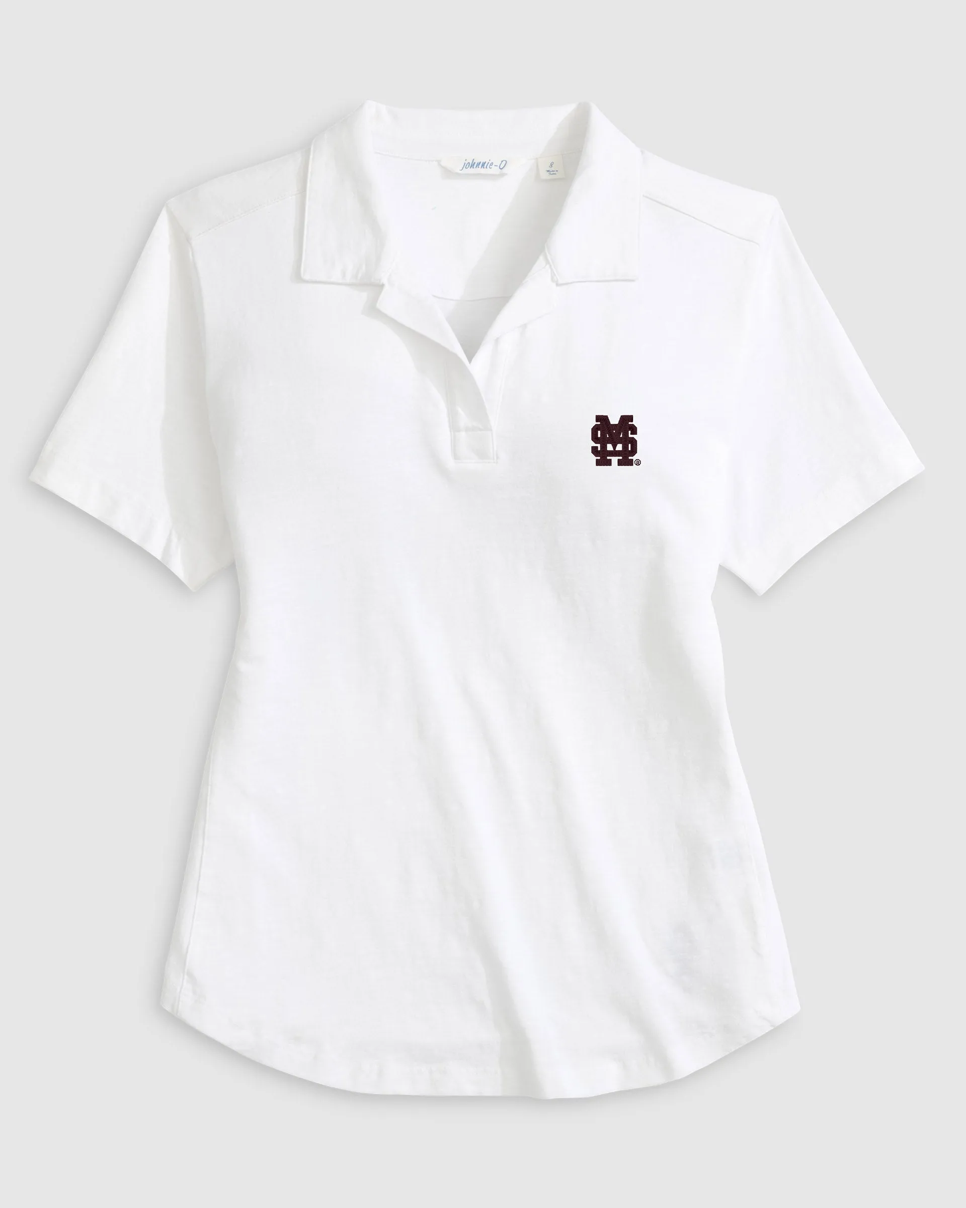 Women's Mississippi State University Coastal Wash Polo - Baseball Logo sold by Johnnie-O product image thumbnail 3