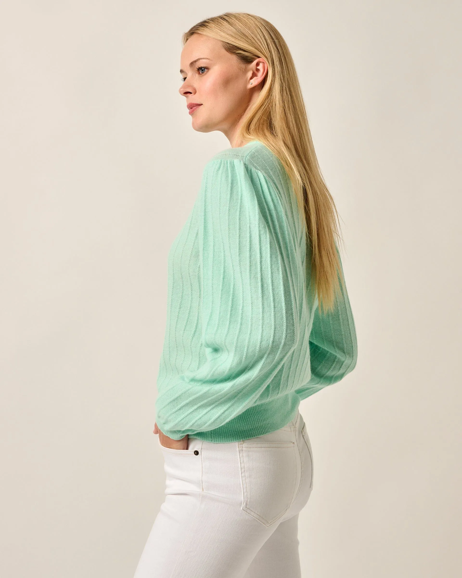 Alma Cashmere Blend Cardigan sold by Johnnie-O product image thumbnail 4