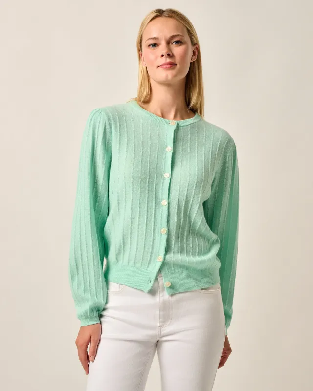Alma Cashmere Blend Cardigan sold by Johnnie-O