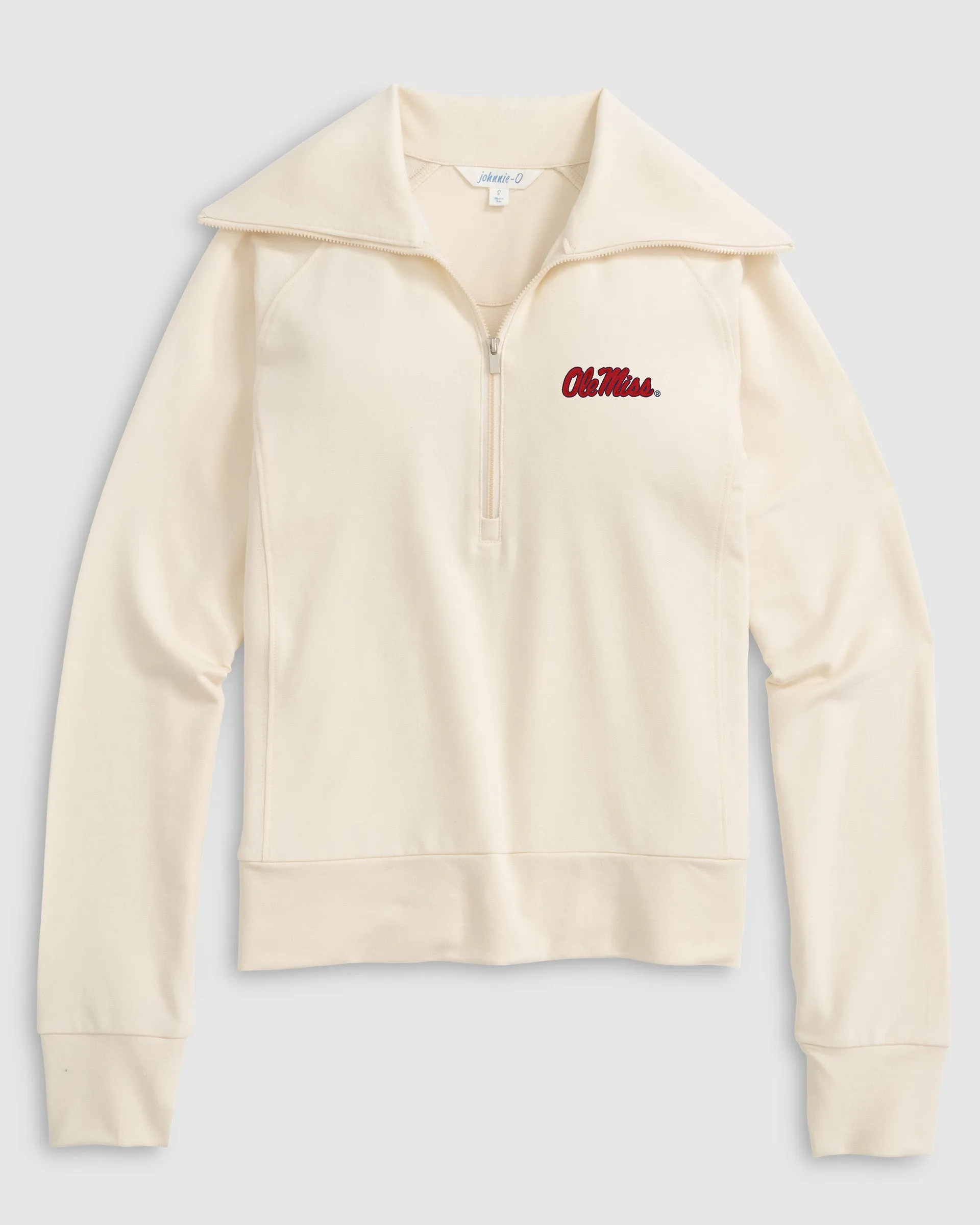 Women's Ole Miss Eliza 1/2 Zip sold by Johnnie-O