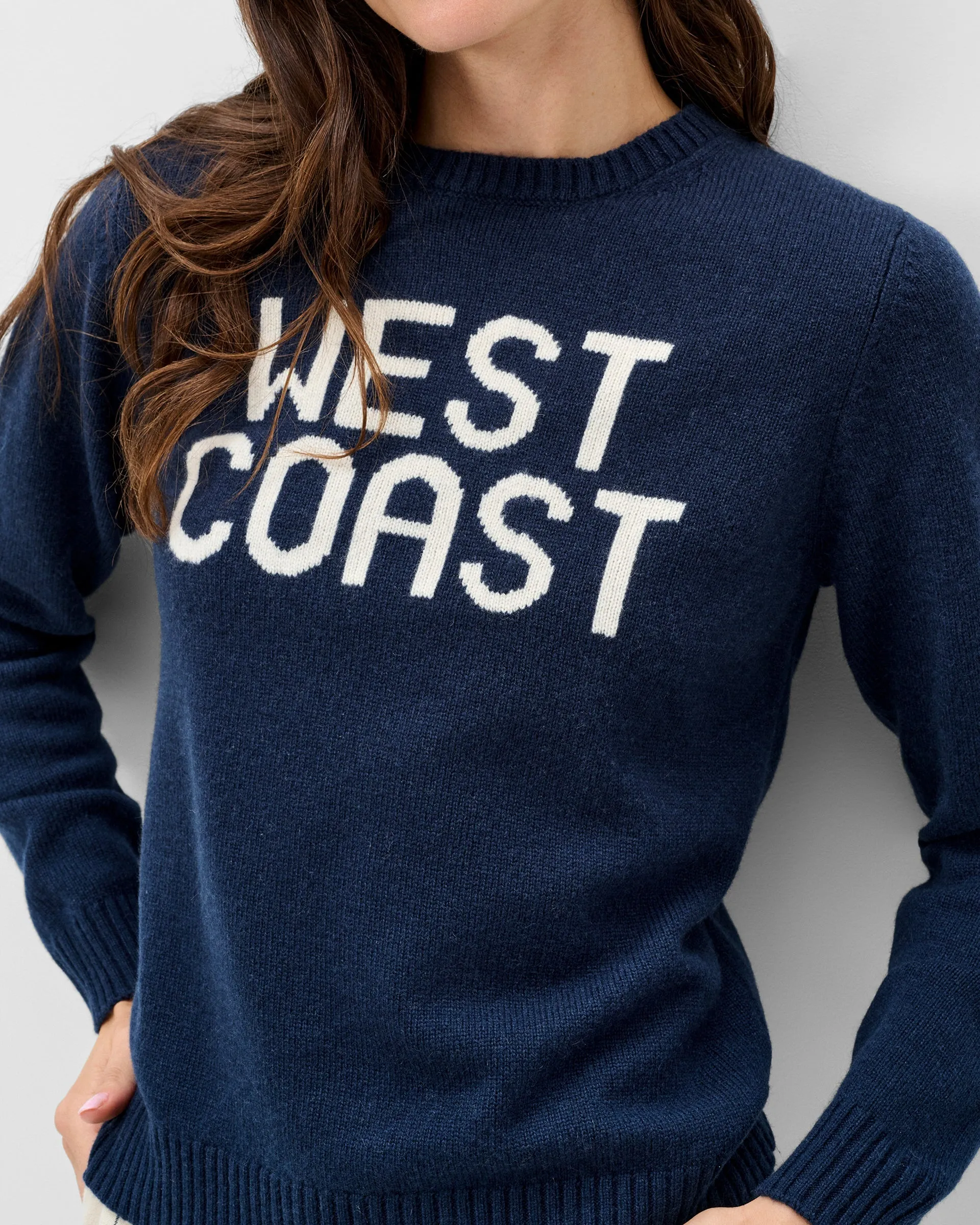 Coastal Cashmere Blend Crewneck Sweater sold by Johnnie-O product image thumbnail 3