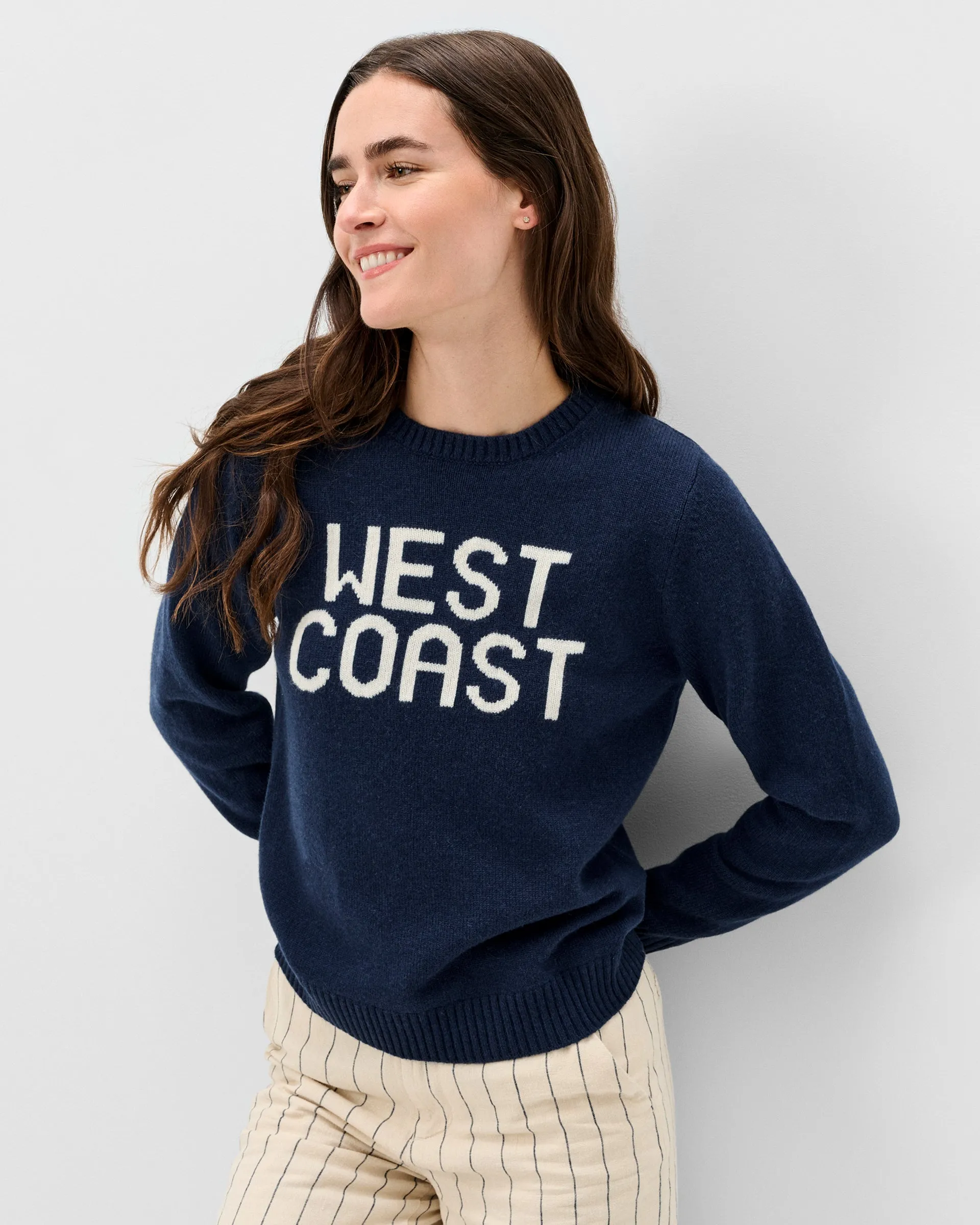 Coastal Cashmere Blend Crewneck Sweater sold by Johnnie-O product image thumbnail 4