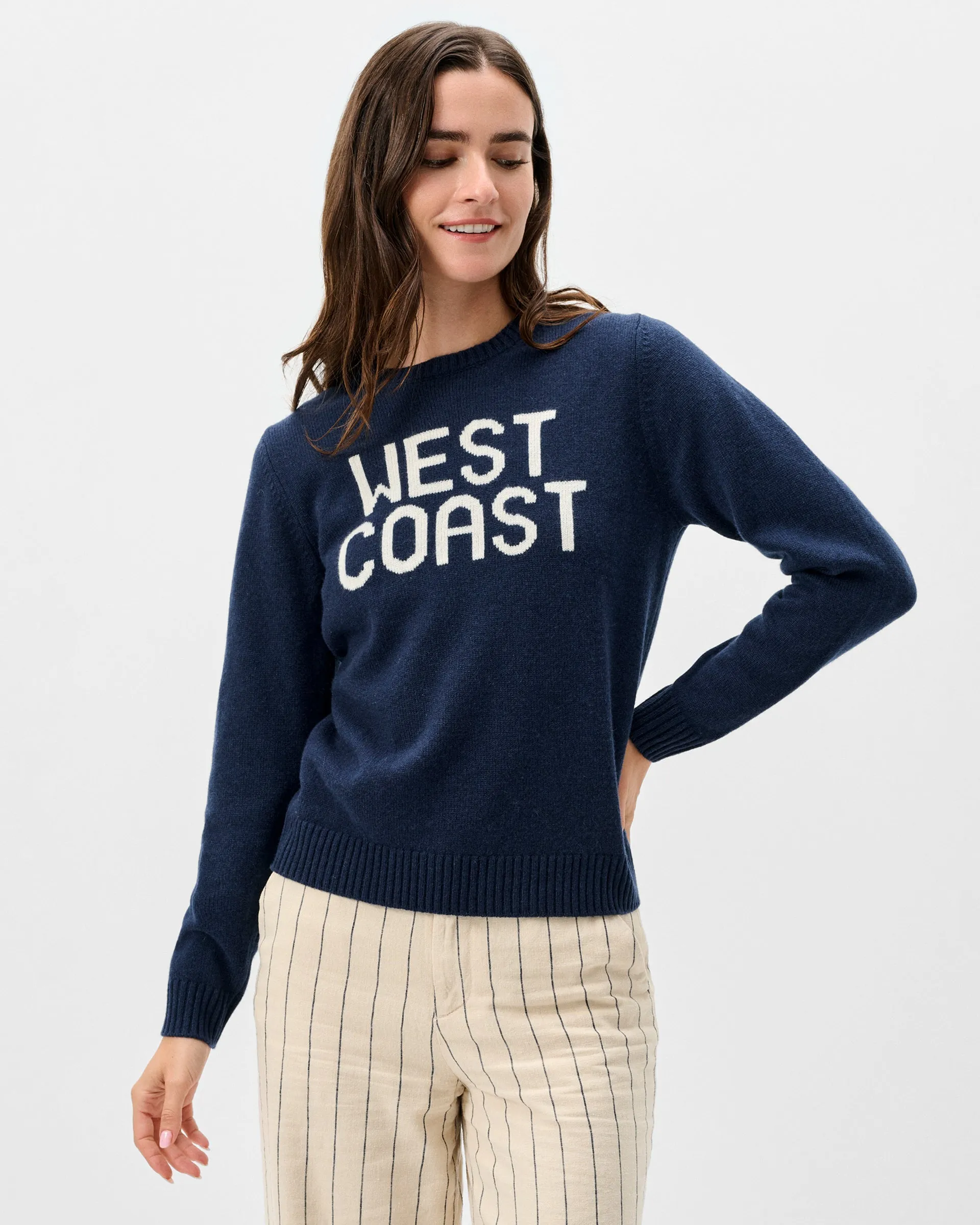 Coastal Cashmere Blend Crewneck Sweater sold by Johnnie-O