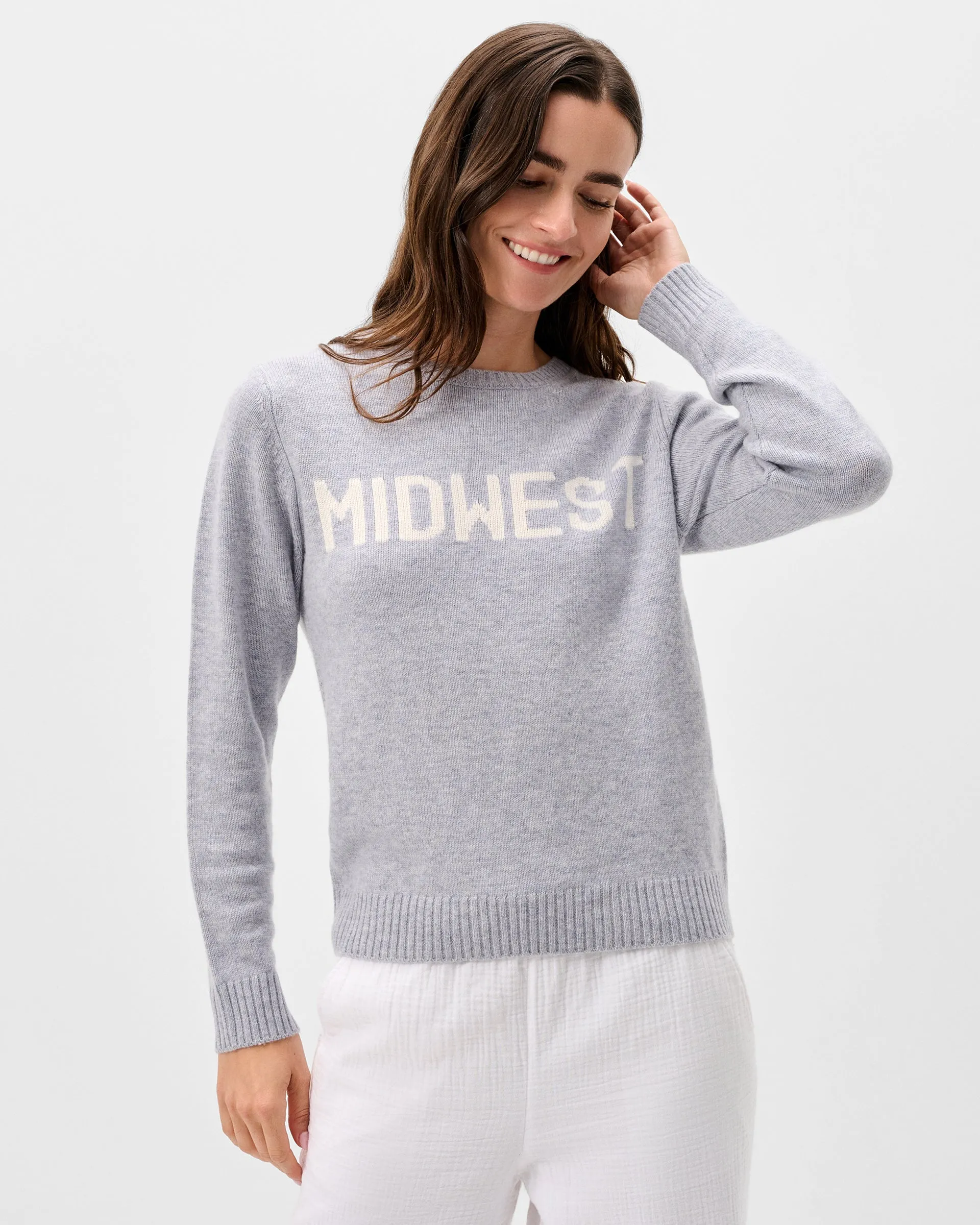 Coastal Cashmere Blend Crewneck Sweater sold by Johnnie-O product image thumbnail 4