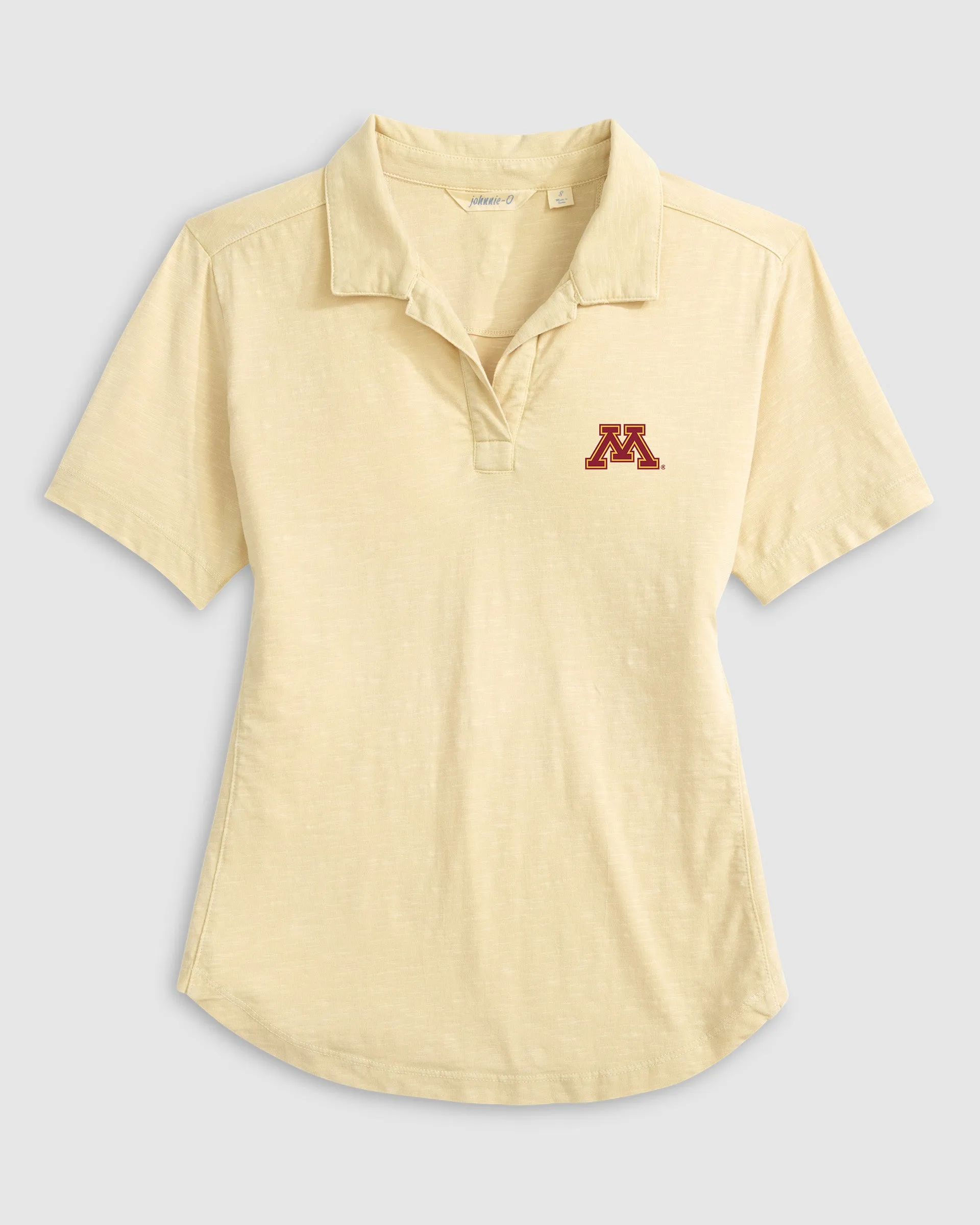 Women's University of Minnesota Coastal Wash Polo sold by Johnnie-O