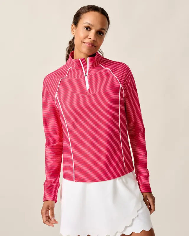 Jasmine Performance 1/4 Zip Pullover sold by Johnnie-O
