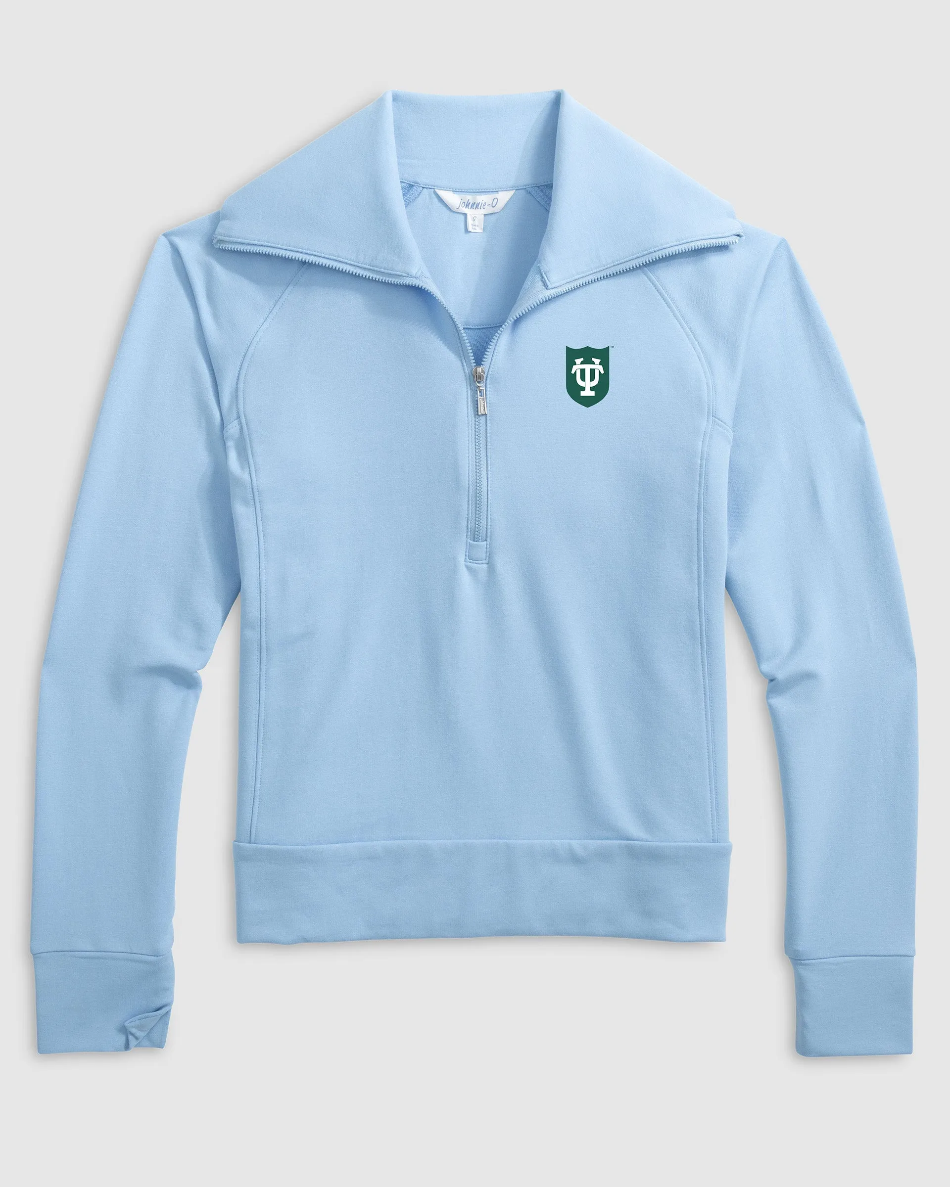 Women's Tulane University Eliza 1/2 Zip sold by Johnnie-O product image thumbnail 2