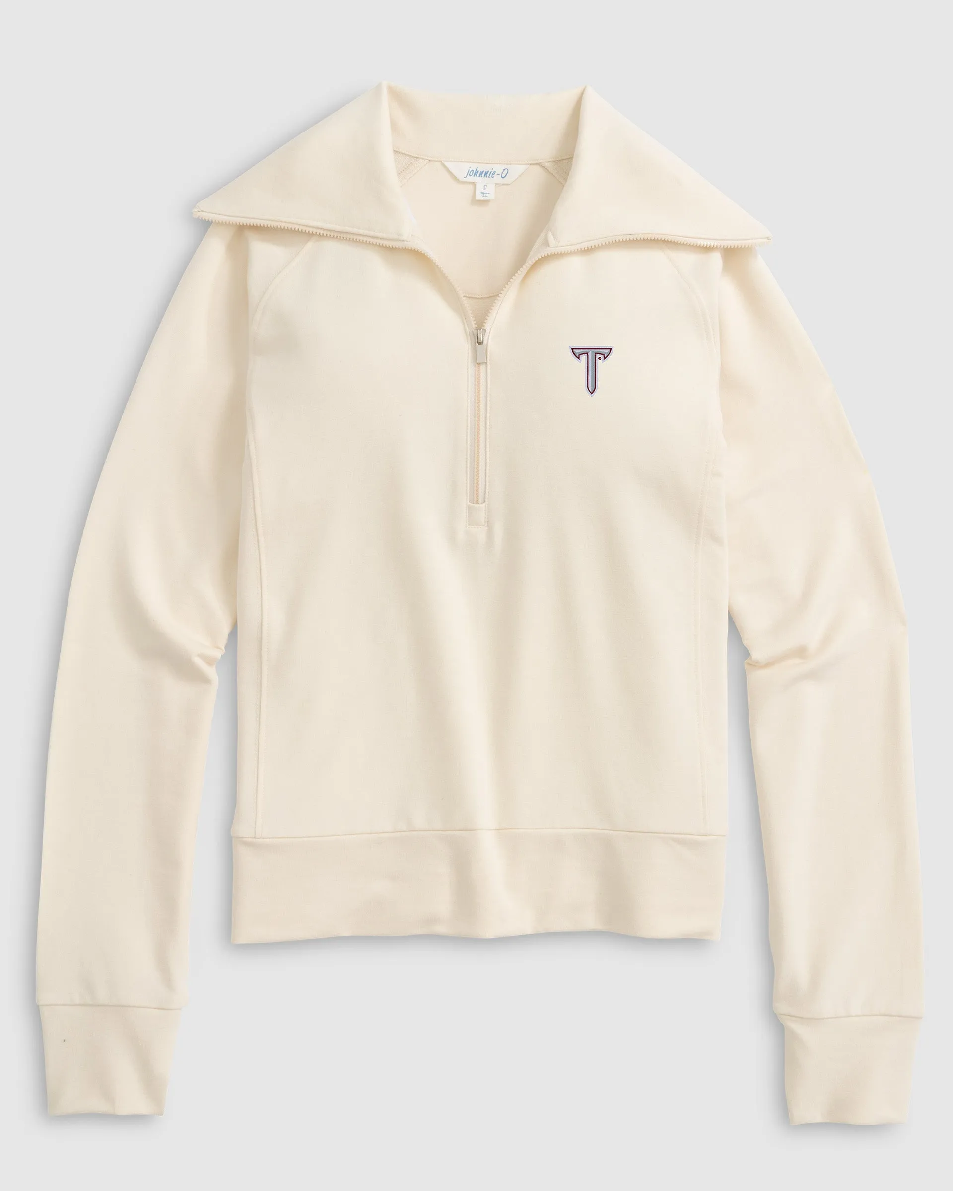 Women's Troy University Eliza 1/2 Zip sold by Johnnie-O