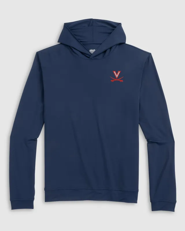University of Virginia Motion Performance Hoodie made by Johnnie-O