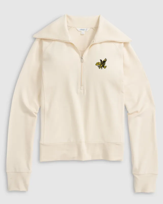 Women's University of Iowa Eliza 1/2 Zip - Vault Logo sold by Johnnie-O