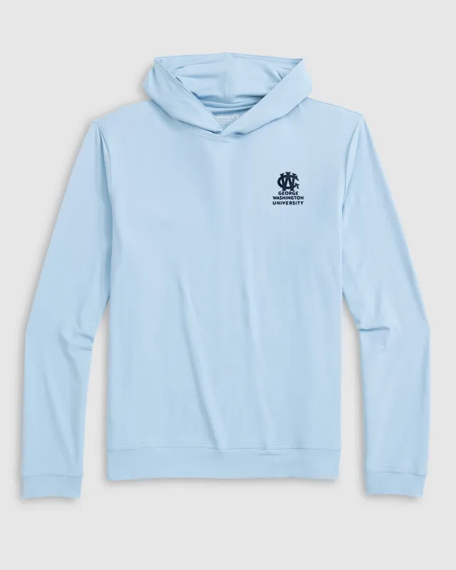 George Washington University Motion Performance Hoodie - Vault Logo made by Johnnie-O