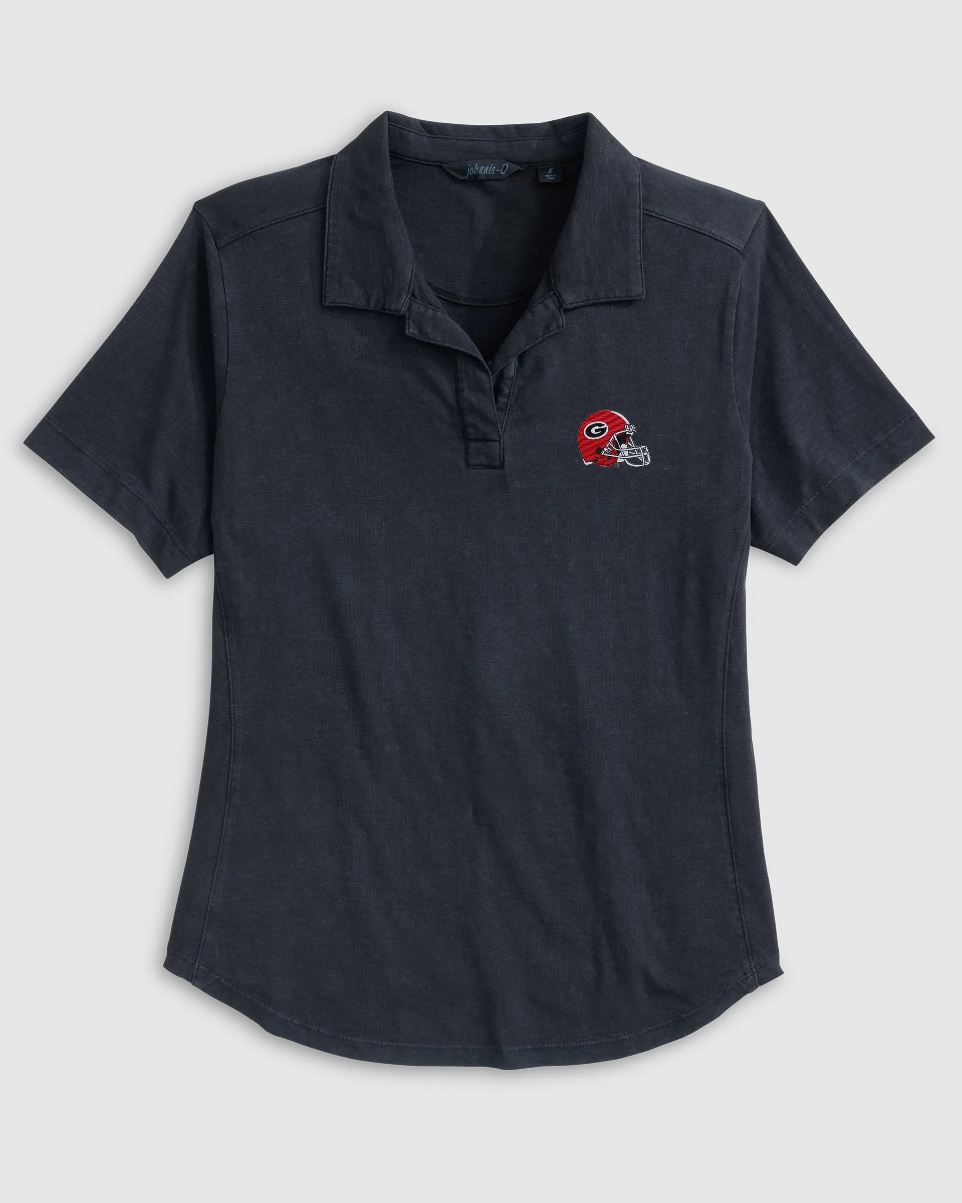 Women's University of Georgia Coastal Wash Polo - Helmet Logo sold by Johnnie-O product image thumbnail 4