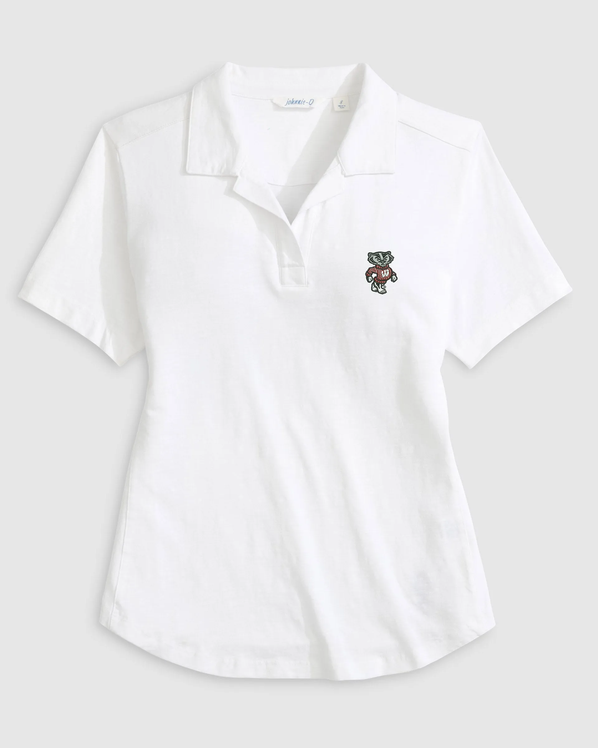 Women's University of Wisconsin Coastal Wash Polo - Bucky Logo sold by Johnnie-O product image thumbnail 4