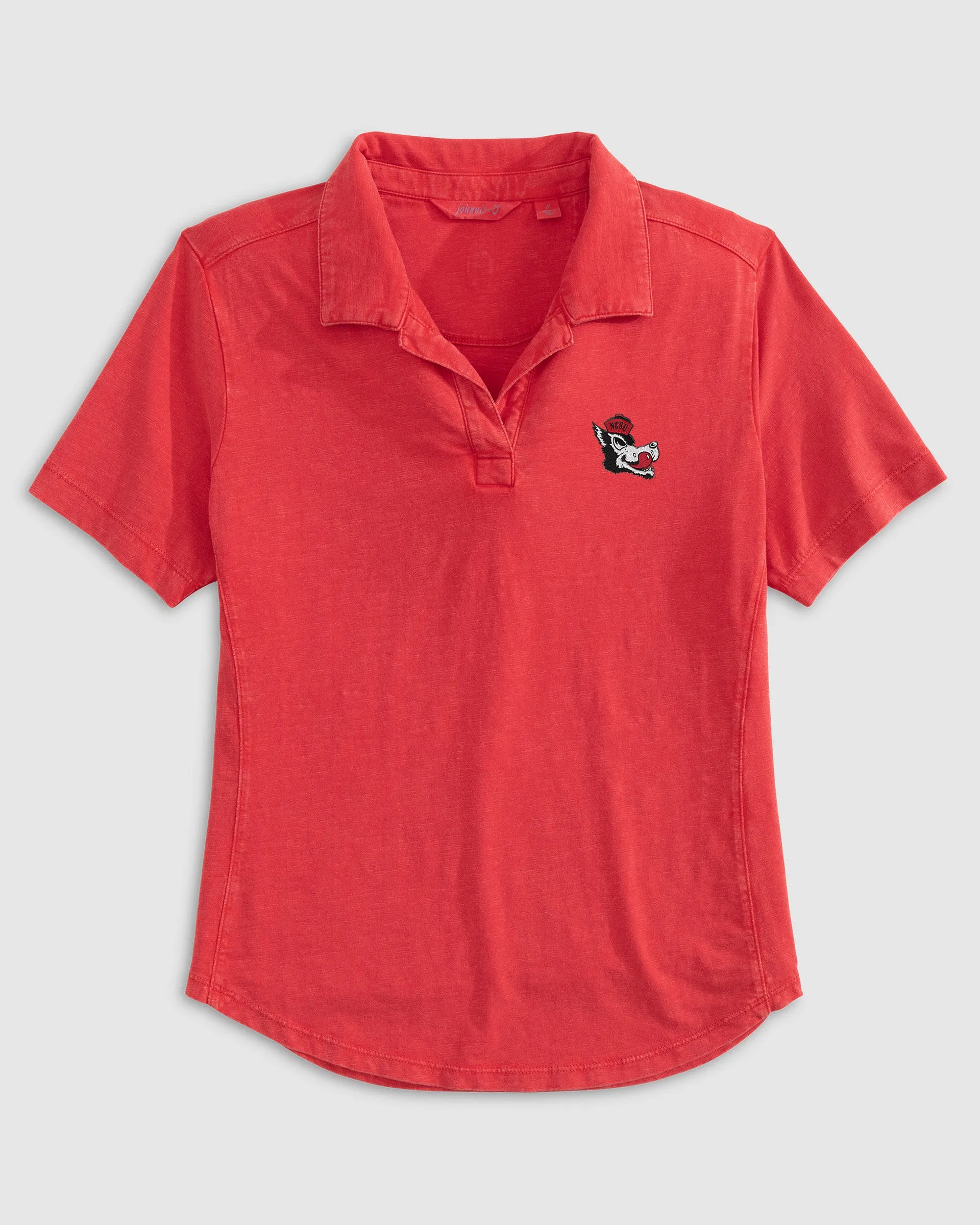 Women's NC State University Coastal Wash Polo - Vault Logo sold by Johnnie-O product image thumbnail 3