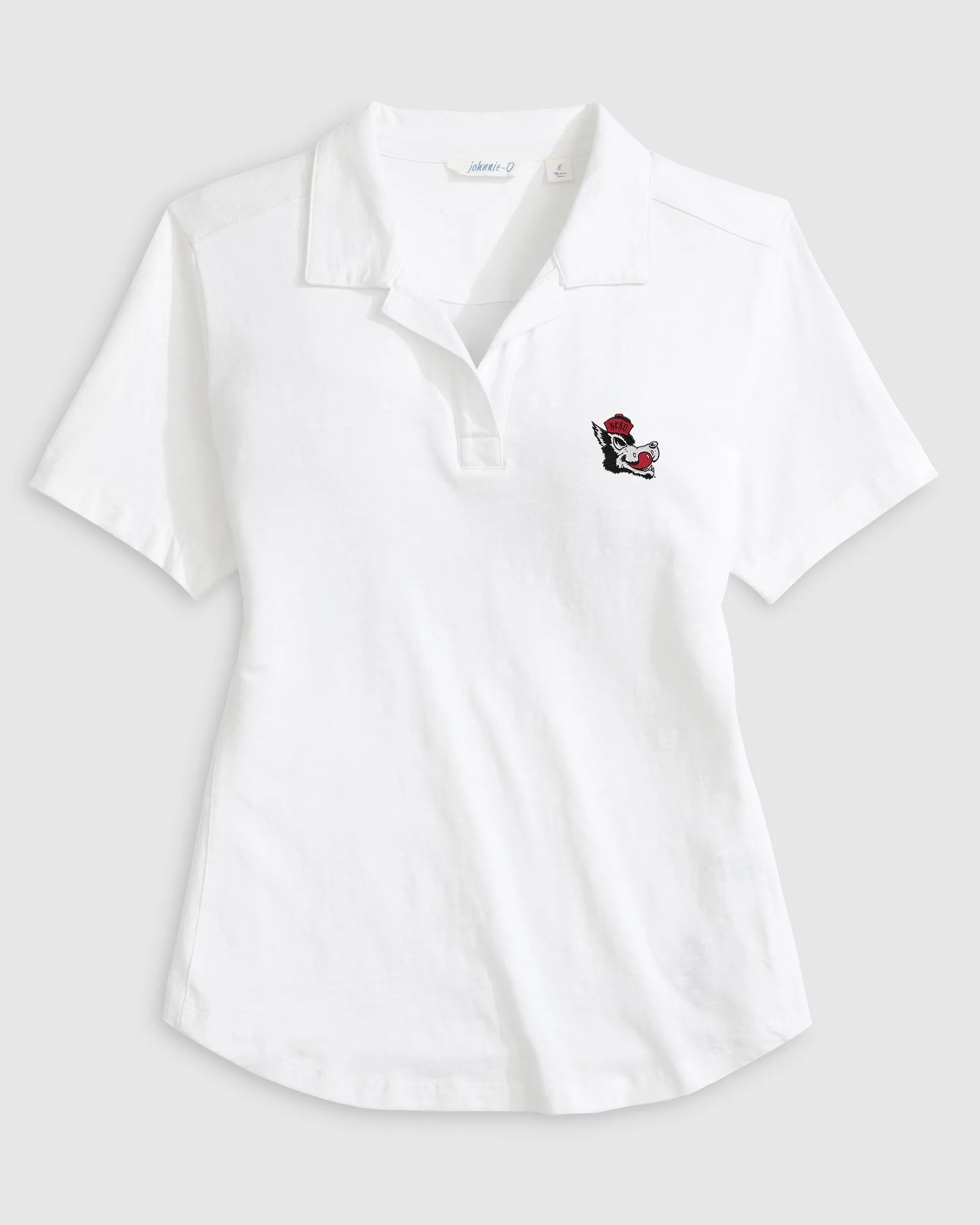 Women's NC State University Coastal Wash Polo - Vault Logo sold by Johnnie-O product image thumbnail 4