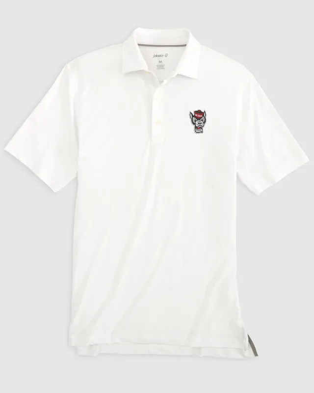 NC State University Birdie Performance Jersey Polo - Wolf Logo sold by Johnnie-O