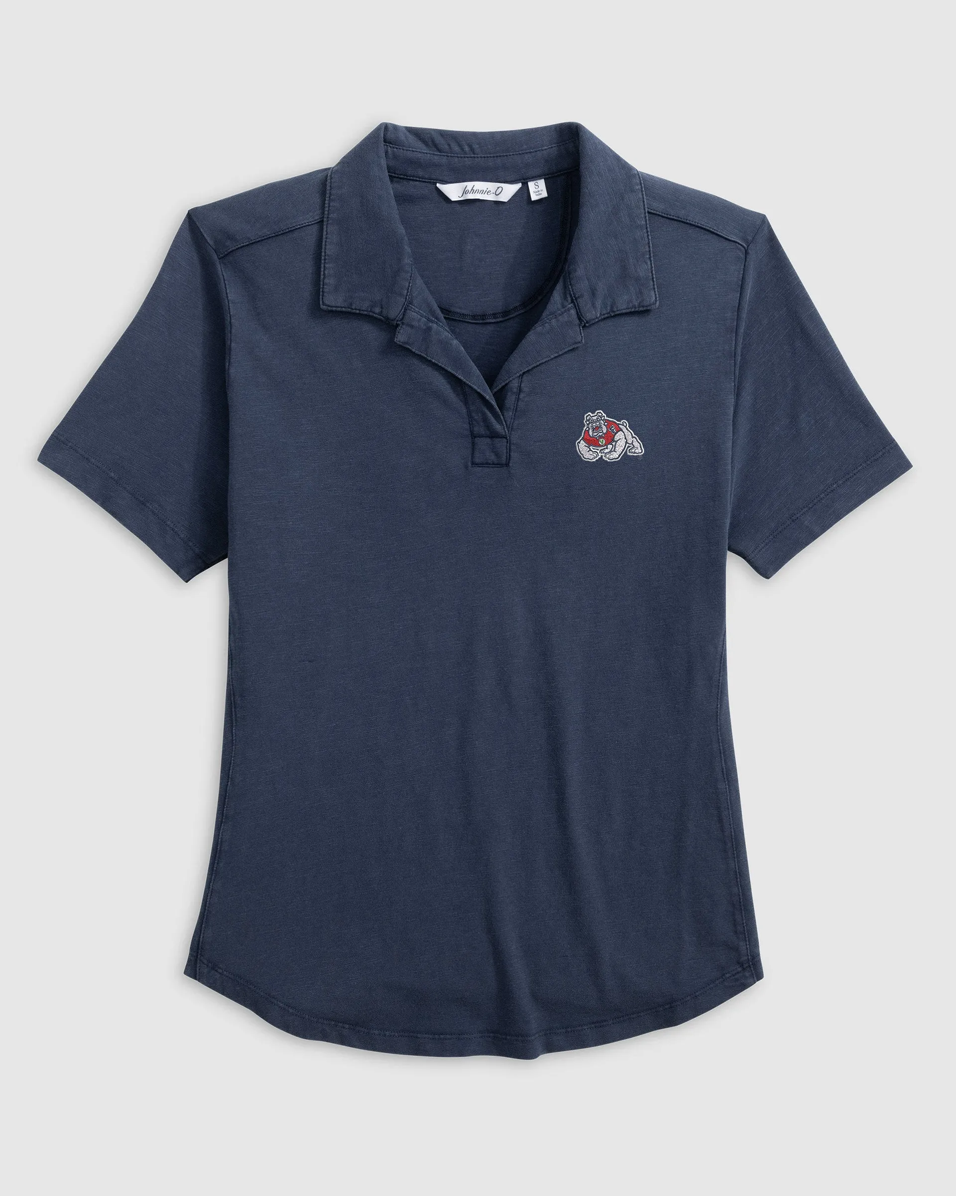 Women's Fresno State University Coastal Wash Polo sold by Johnnie-O product image thumbnail 5