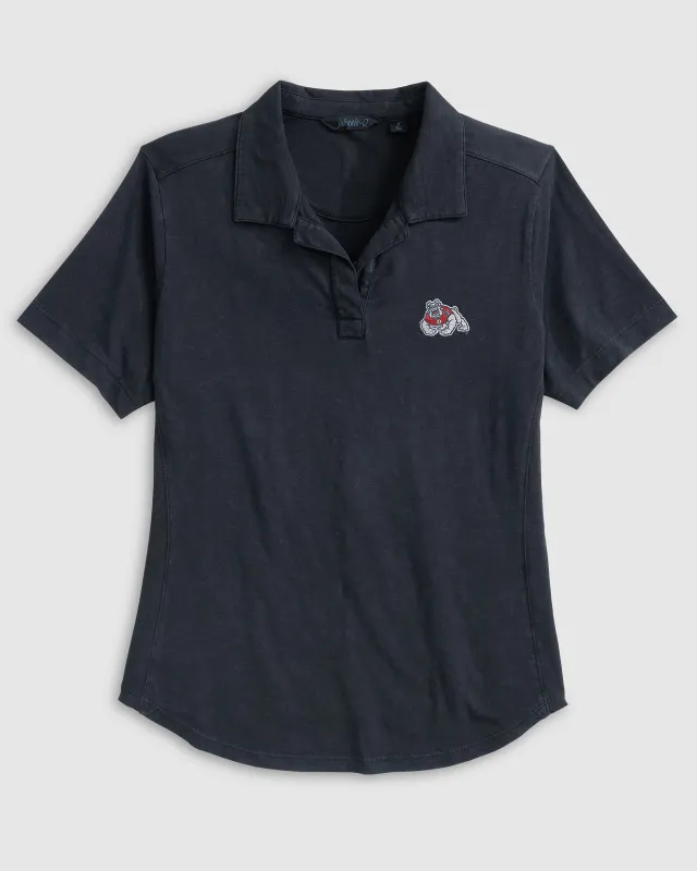 Women's Fresno State University Coastal Wash Polo sold by Johnnie-O