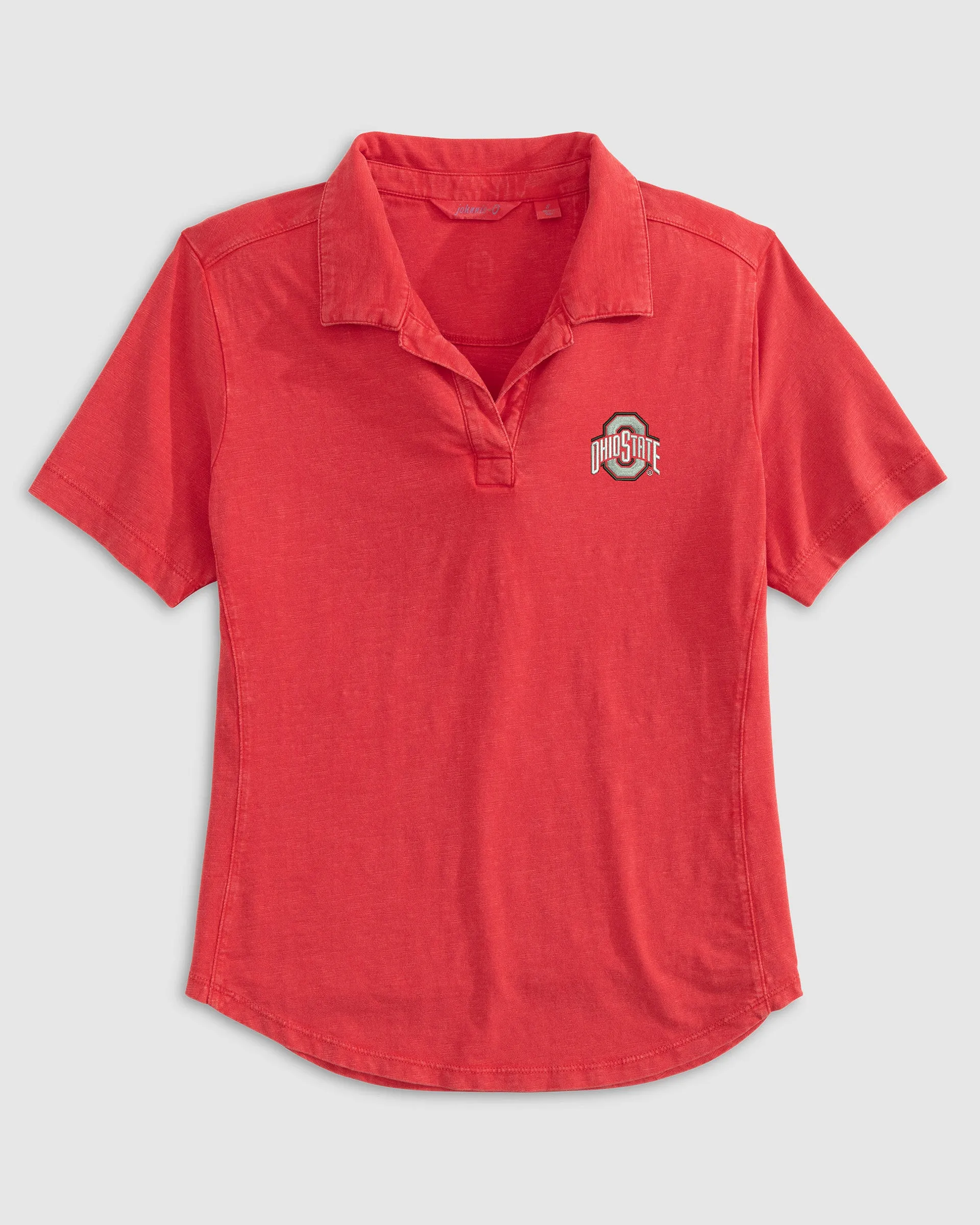 Women's Ohio State University Coastal Wash Polo sold by Johnnie-O