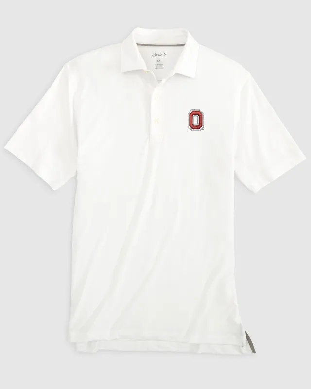 Ohio State University Birdie Performance Jersey Polo - O Logo sold by Johnnie-O