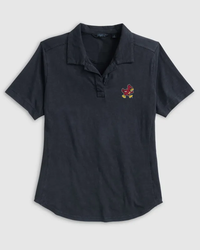 Women's Iowa State University Coastal Wash Polo - Vault Logo sold by Johnnie-O